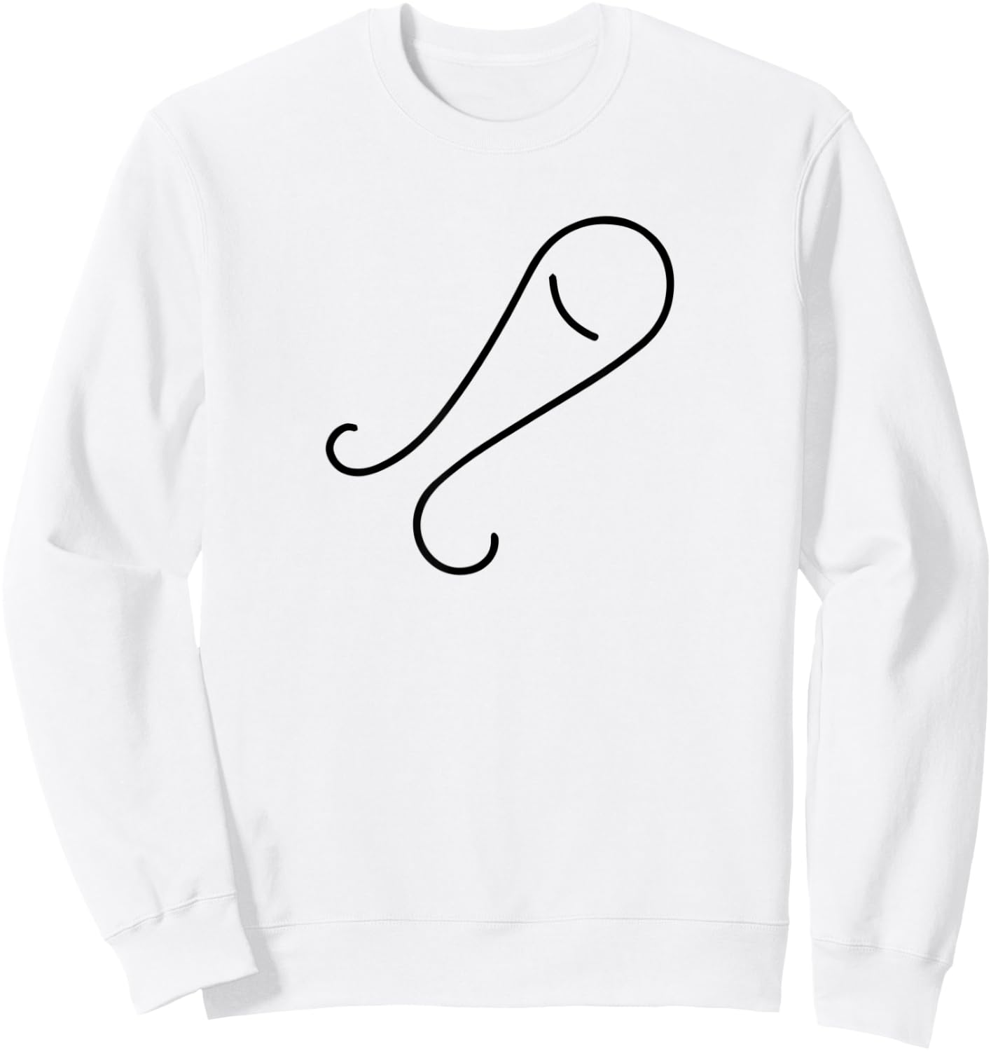 Fish Rocket Burgers Funny Cute Family Show Sweatshirt - Sweatshirt | White