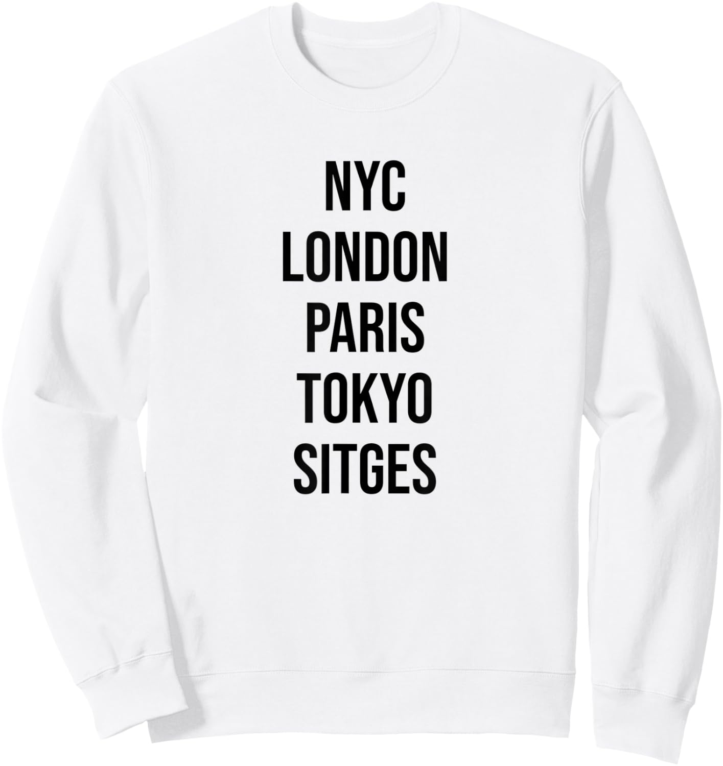 Sitges Spain Souvenir Sweatshirt - Sweatshirt | White