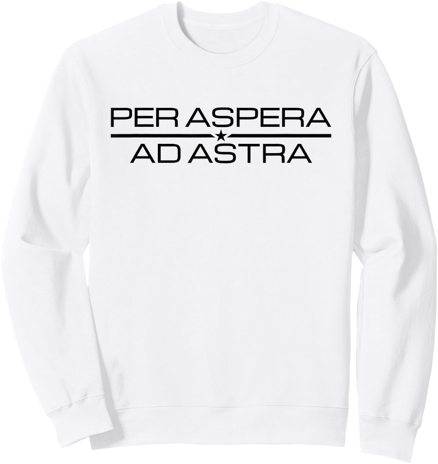 Per Aspera Ad Astra Sweatshirt - Sweatshirt | White