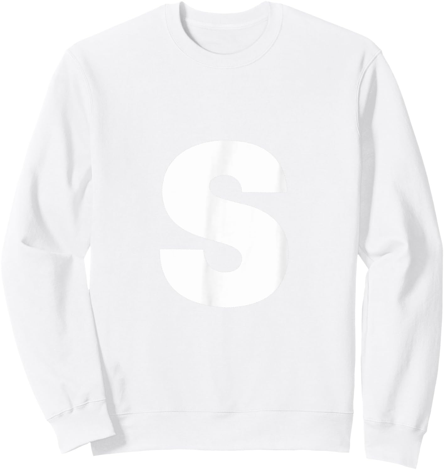 Letter S Candy Sweatshirt - Sweatshirt | White