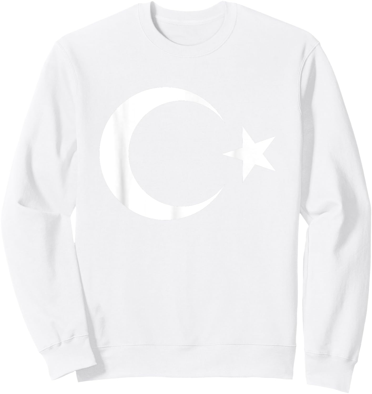 Turkish Flag Sweatshirt - Sweatshirt | White