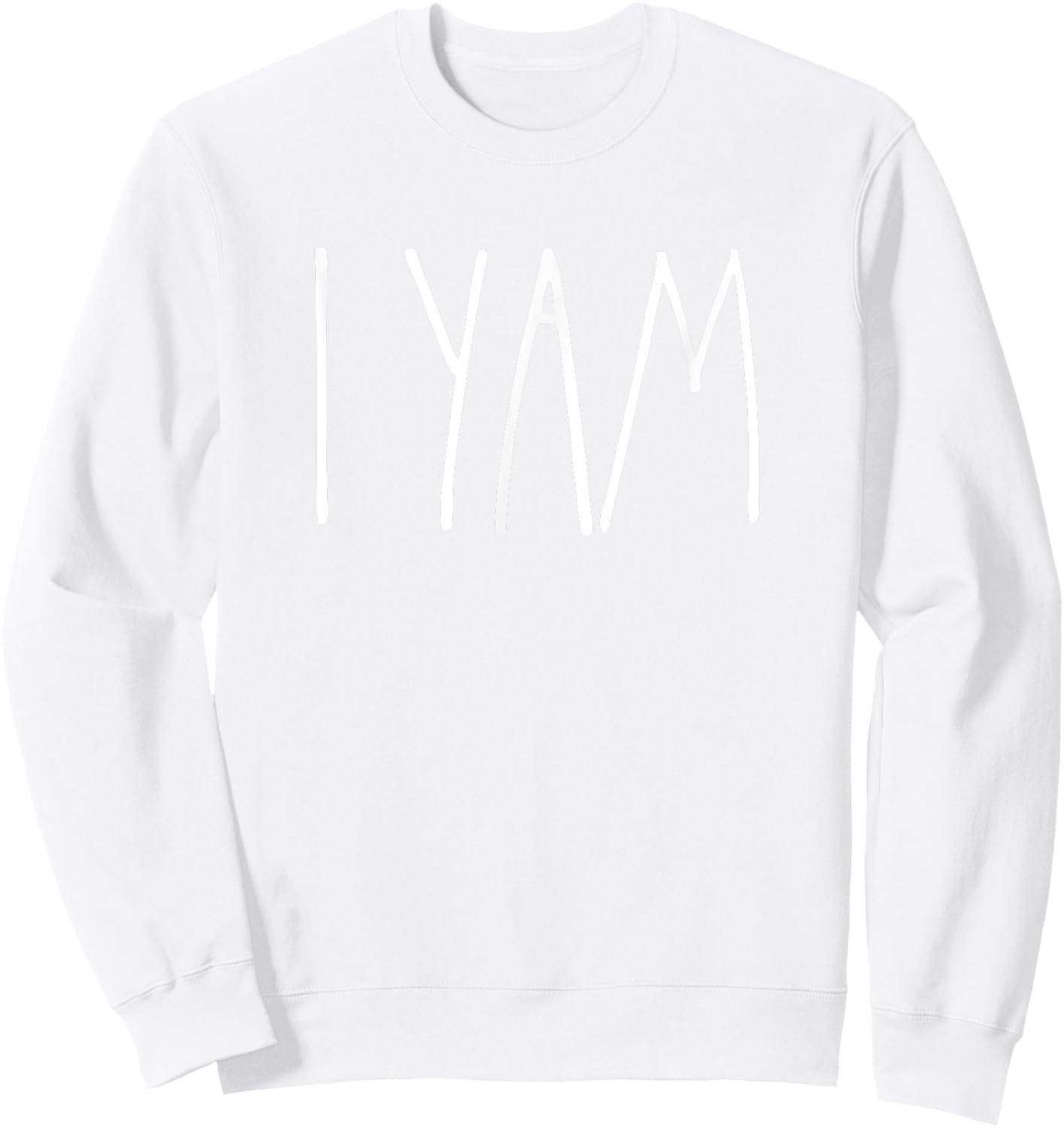 Thanksgiving Couples Sweet Potato I Yam Shirt Orange Sweatshirt - Sweatshirt | White