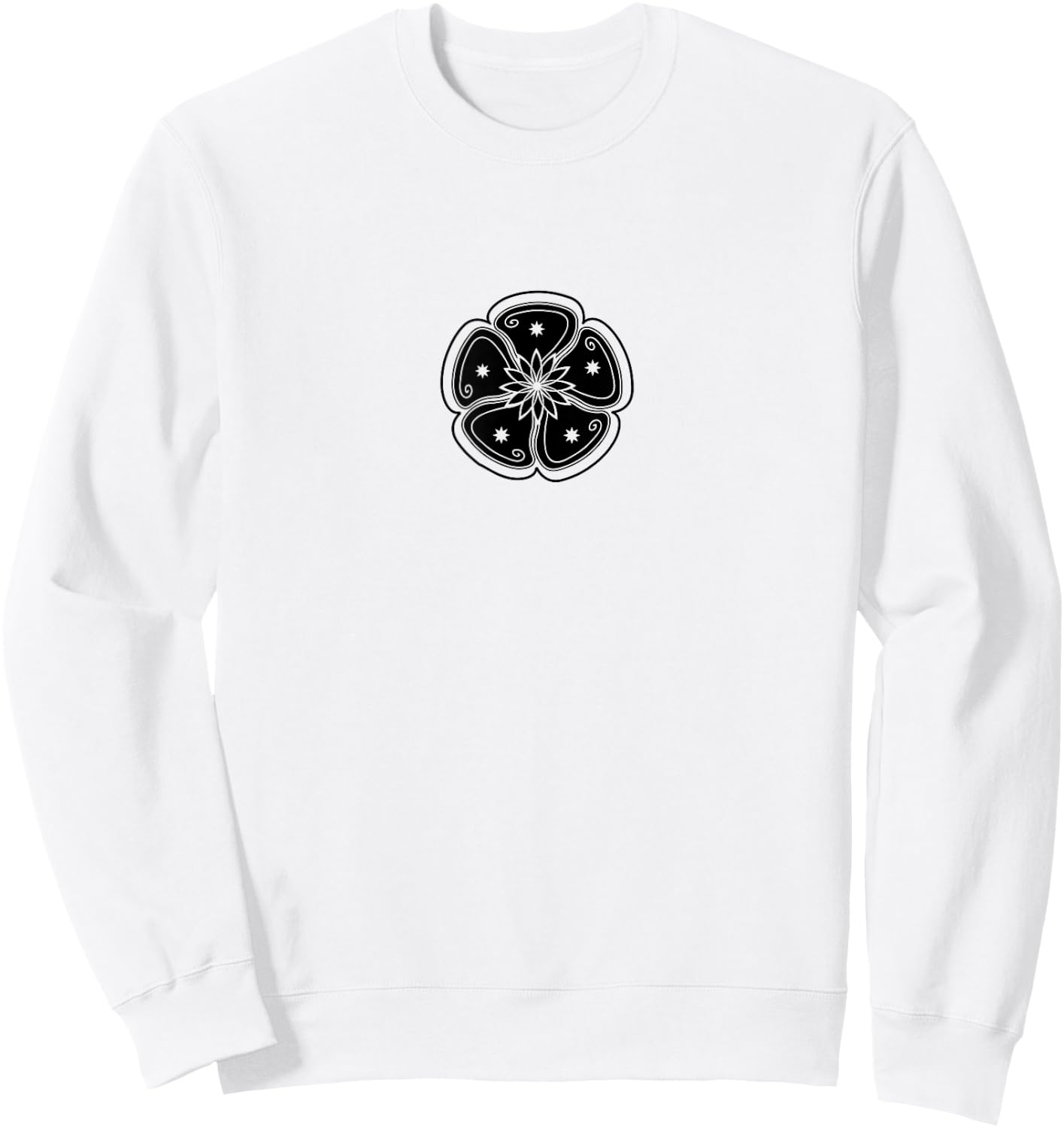 Peyote Cactus Symbol Mandala Lophophora Williamsii Desert Sweatshirt - Sweatshirt | White