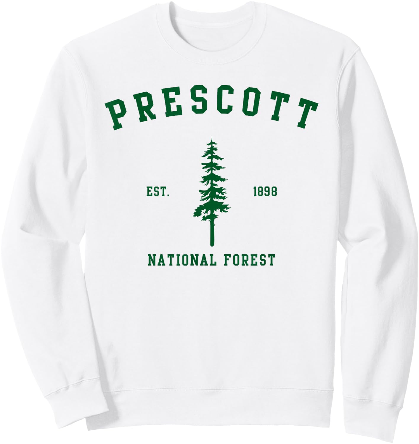 Prescott National Forest Explore Arizona Sweatshirt - Sweatshirt | White