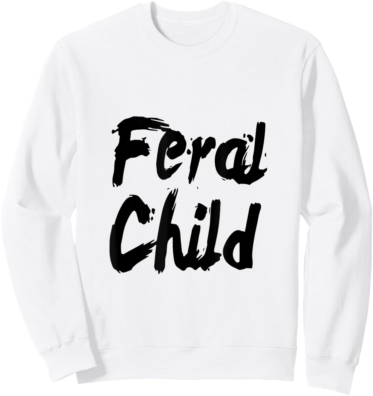 Famous Feral Child, Genie Feral Child Sweatshirt - Sweatshirt | White