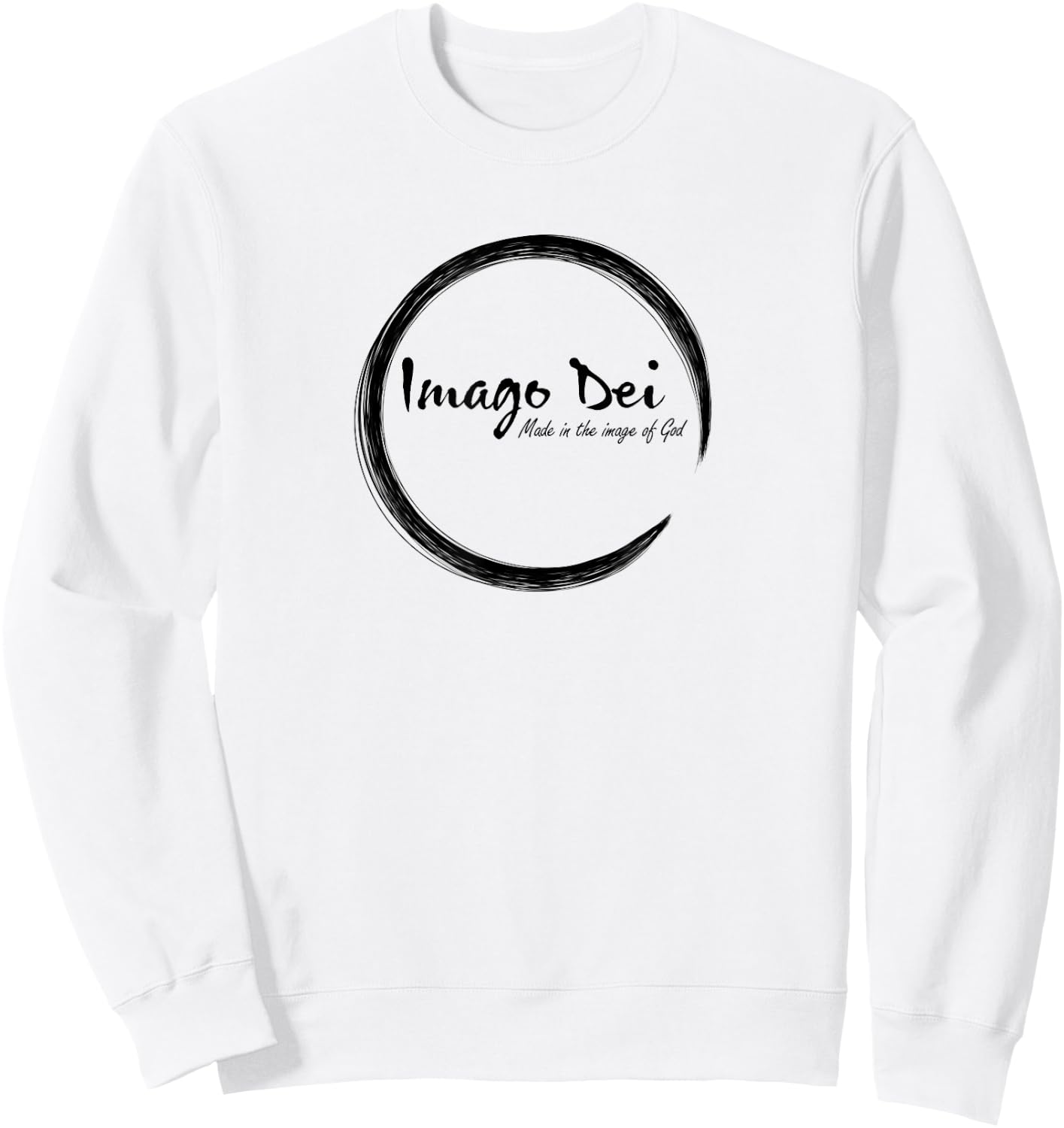 Imago Dei Made in the Image of God Latin Sweatshirt - Sweatshirt | White