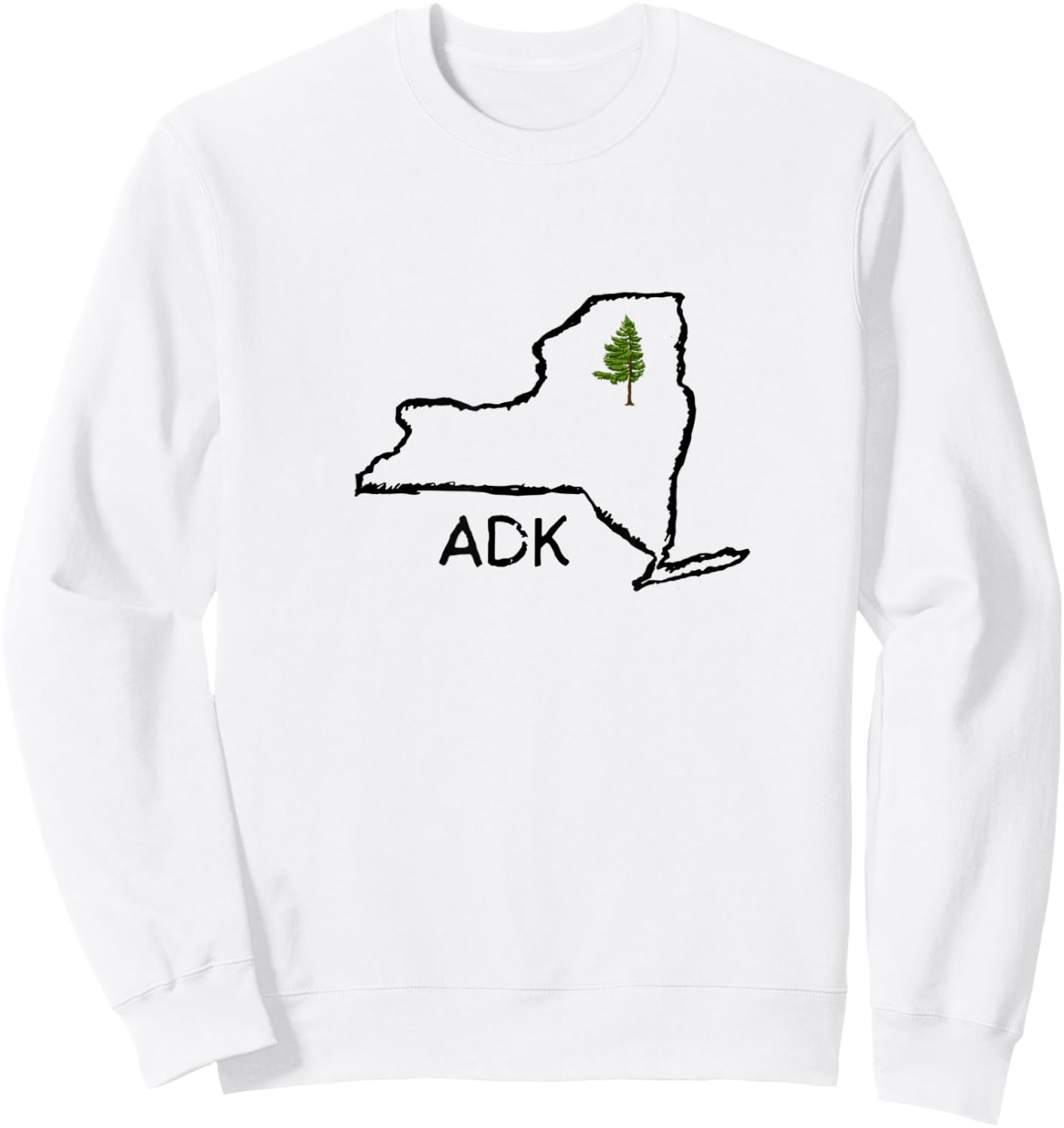 Adk Ny Sweatshirt - Sweatshirt | White