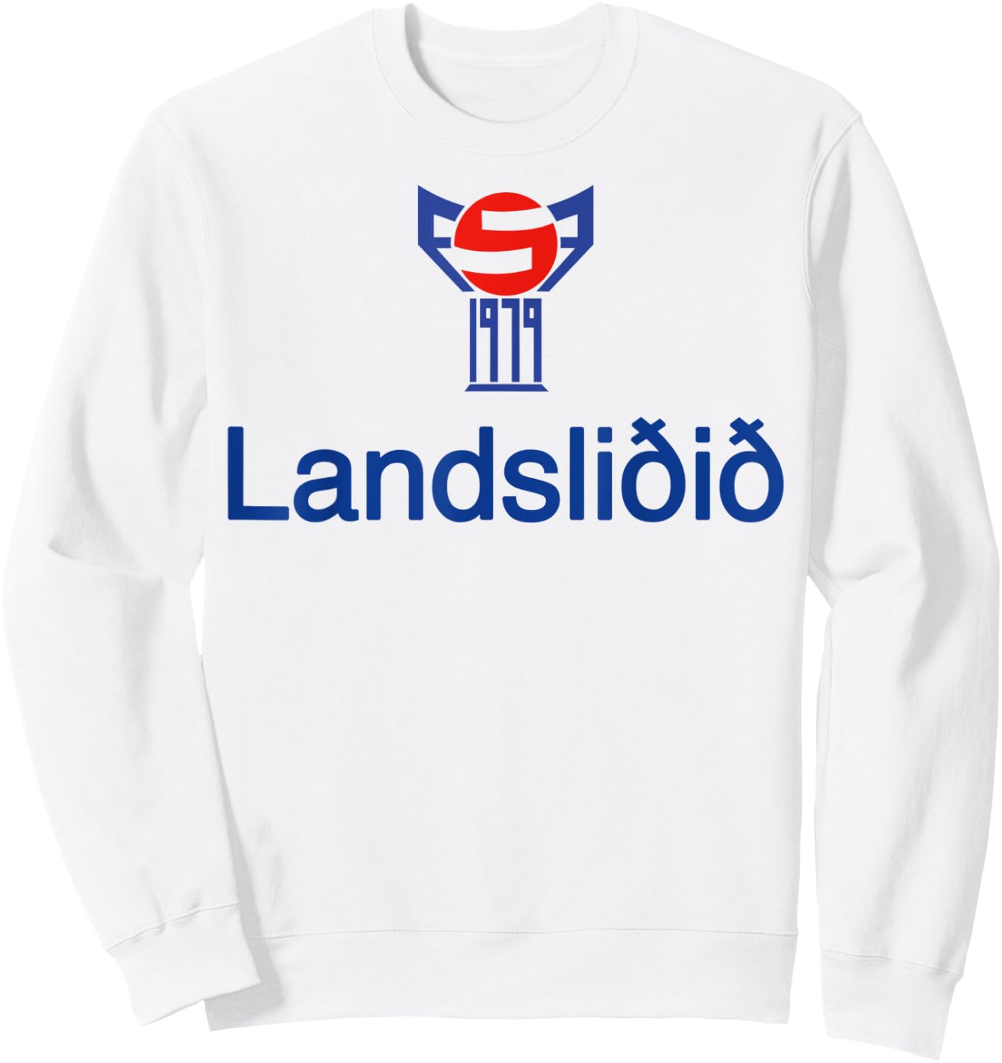 The National Team Faroese Clothing Graphic Faroe Islands Sweatshirt - Sweatshirt | White