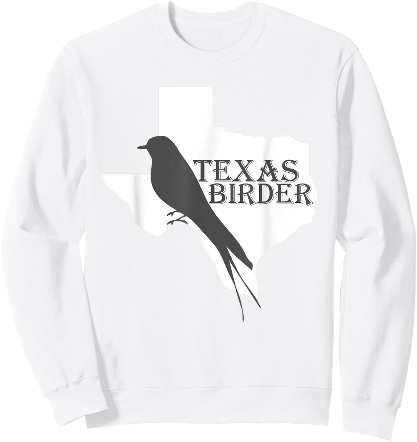 Texas Birder shirt for Birdwatcher or Birder Sweatshirt - Sweatshirt | White