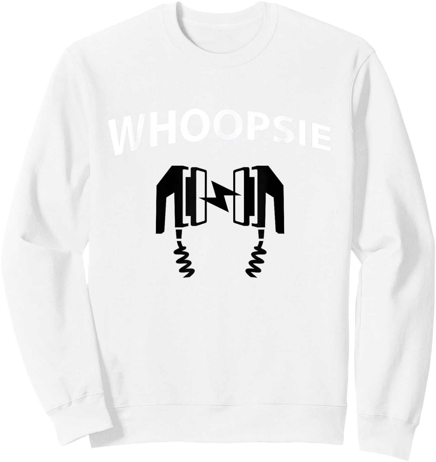 Whoopsie Defibrillators Sweatshirt - Sweatshirt | White