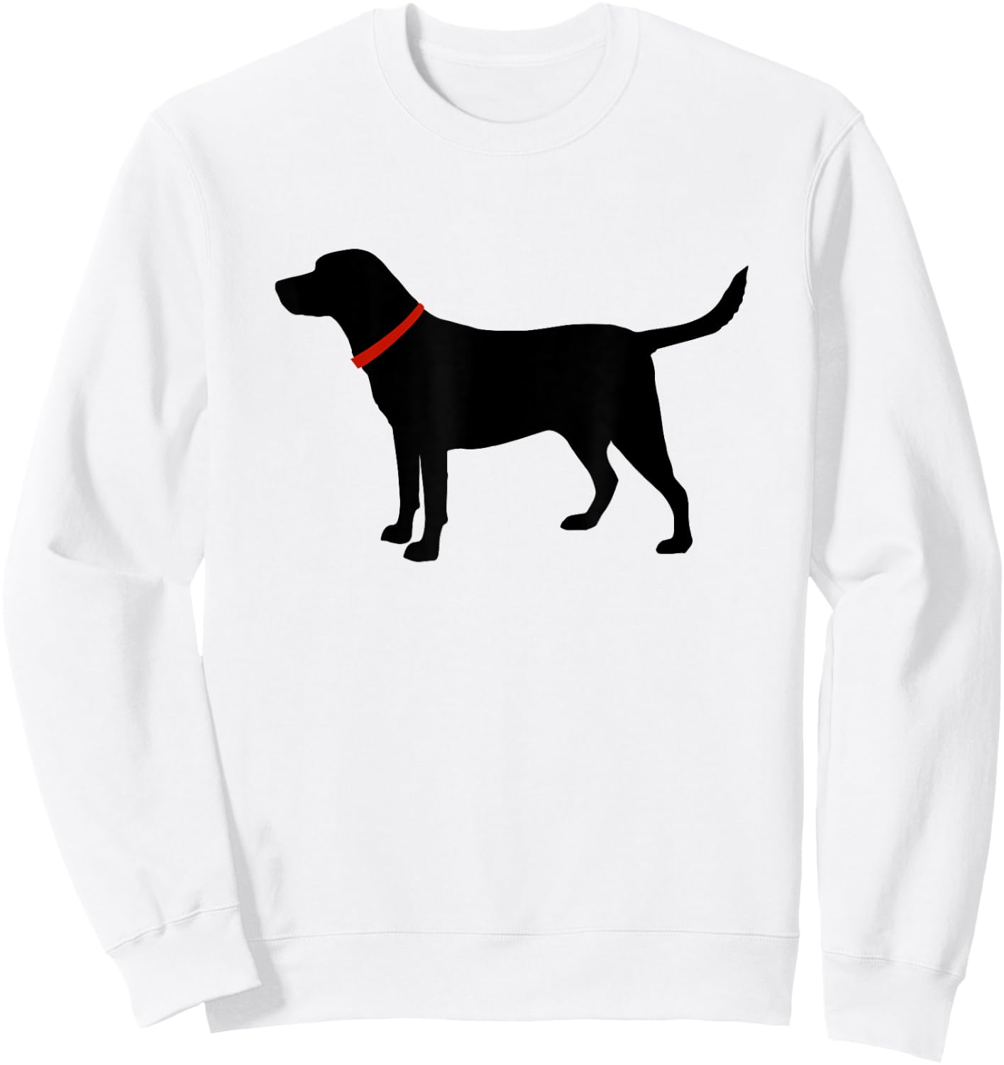 Labrador Retriever Black Lab Rubber Labrador Retriever Black Lab Lover Sweatshirt - Sweatshirt | White