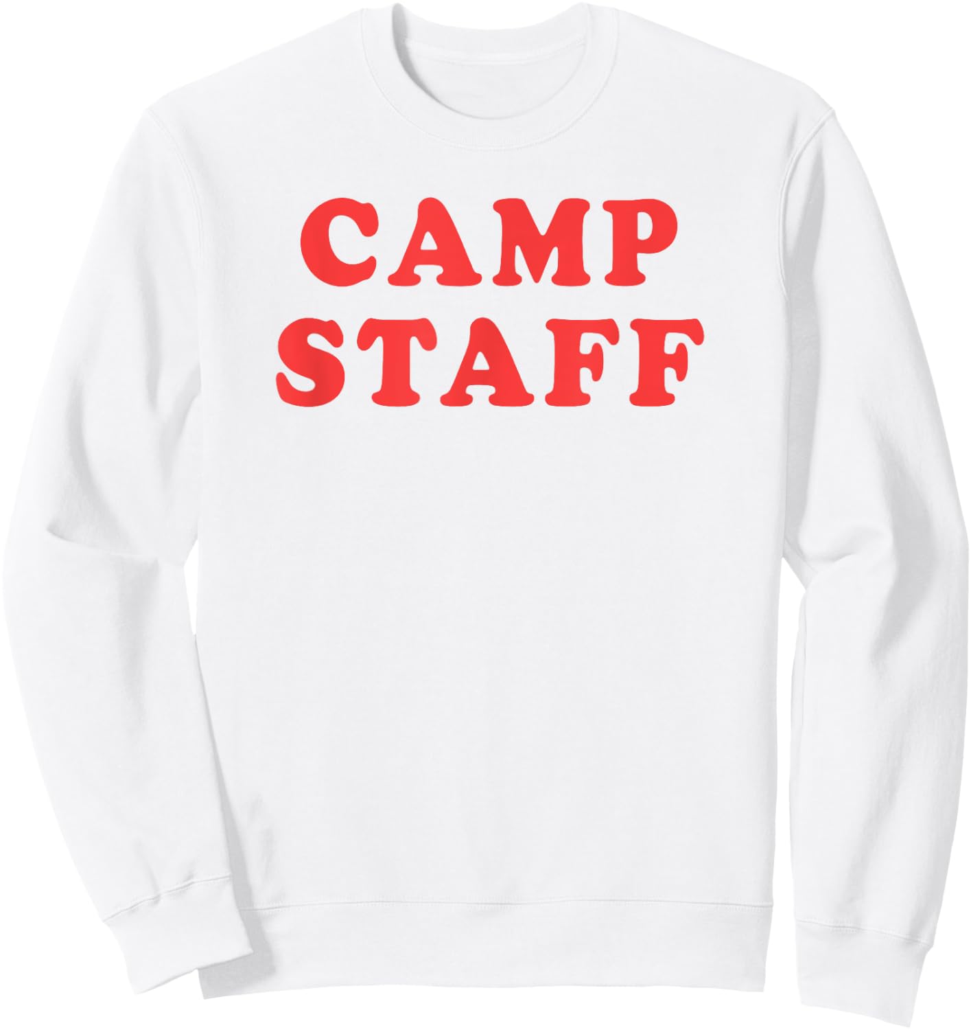 Trendy Camp Staff Team Member Sweatshirt - Sweatshirt | White
