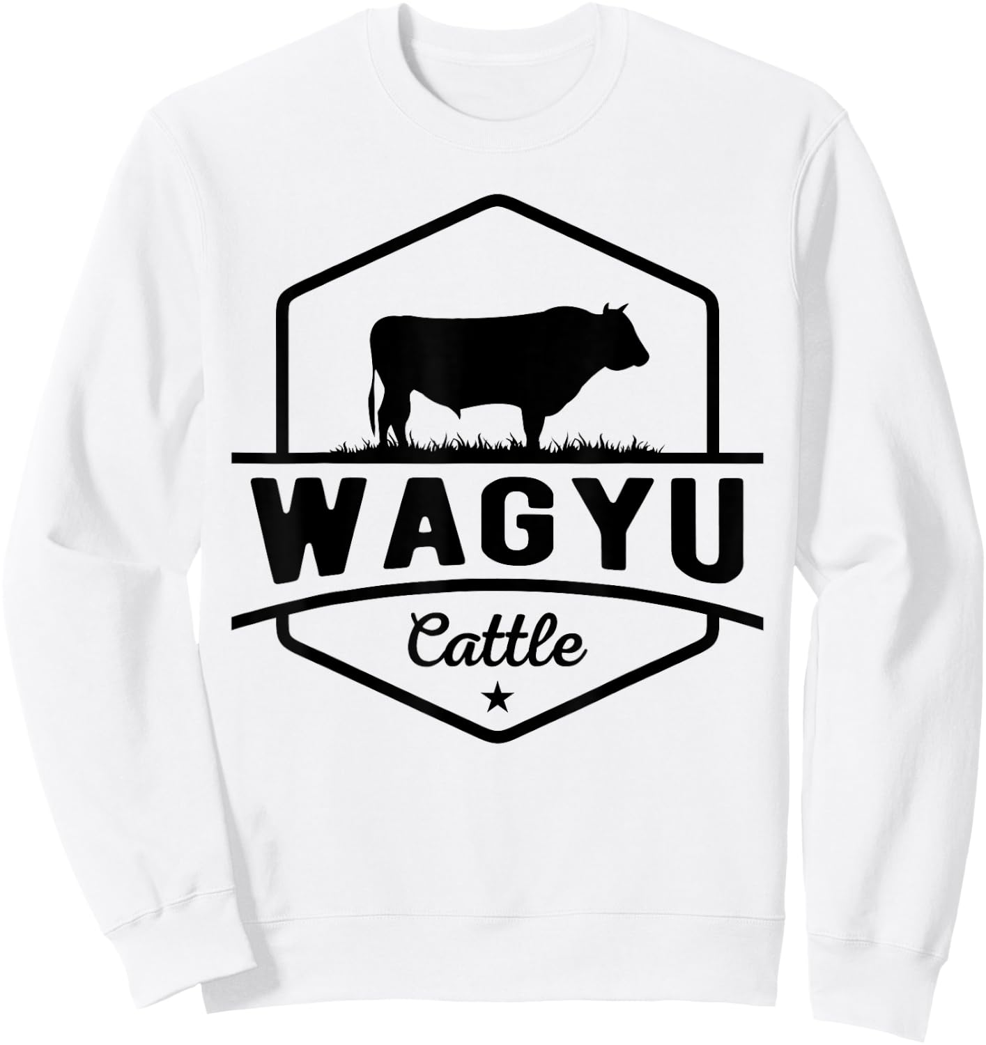 Cow Farmer - Wagyu Cattle Sweatshirt - Sweatshirt | White