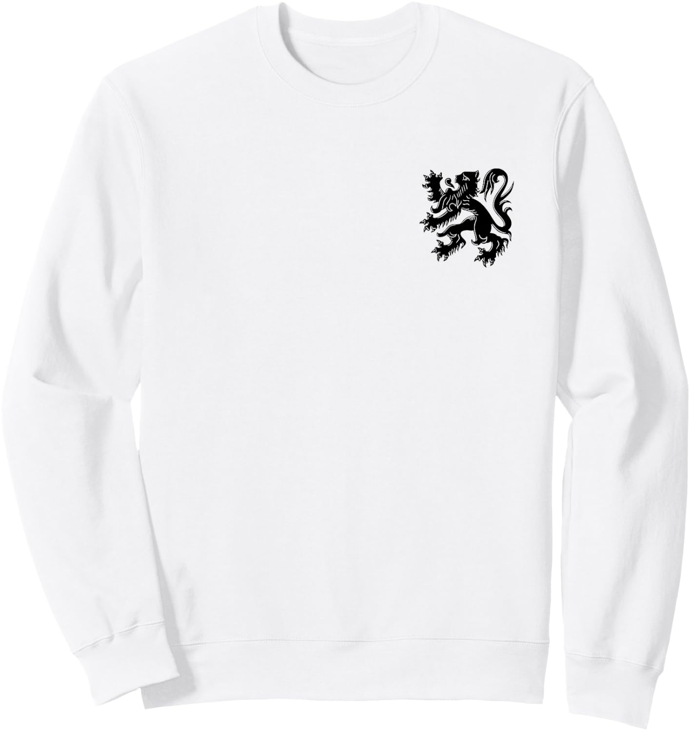 Flanders Belgium Flag Flemish Lion Brussels Sweatshirt - Sweatshirt | White