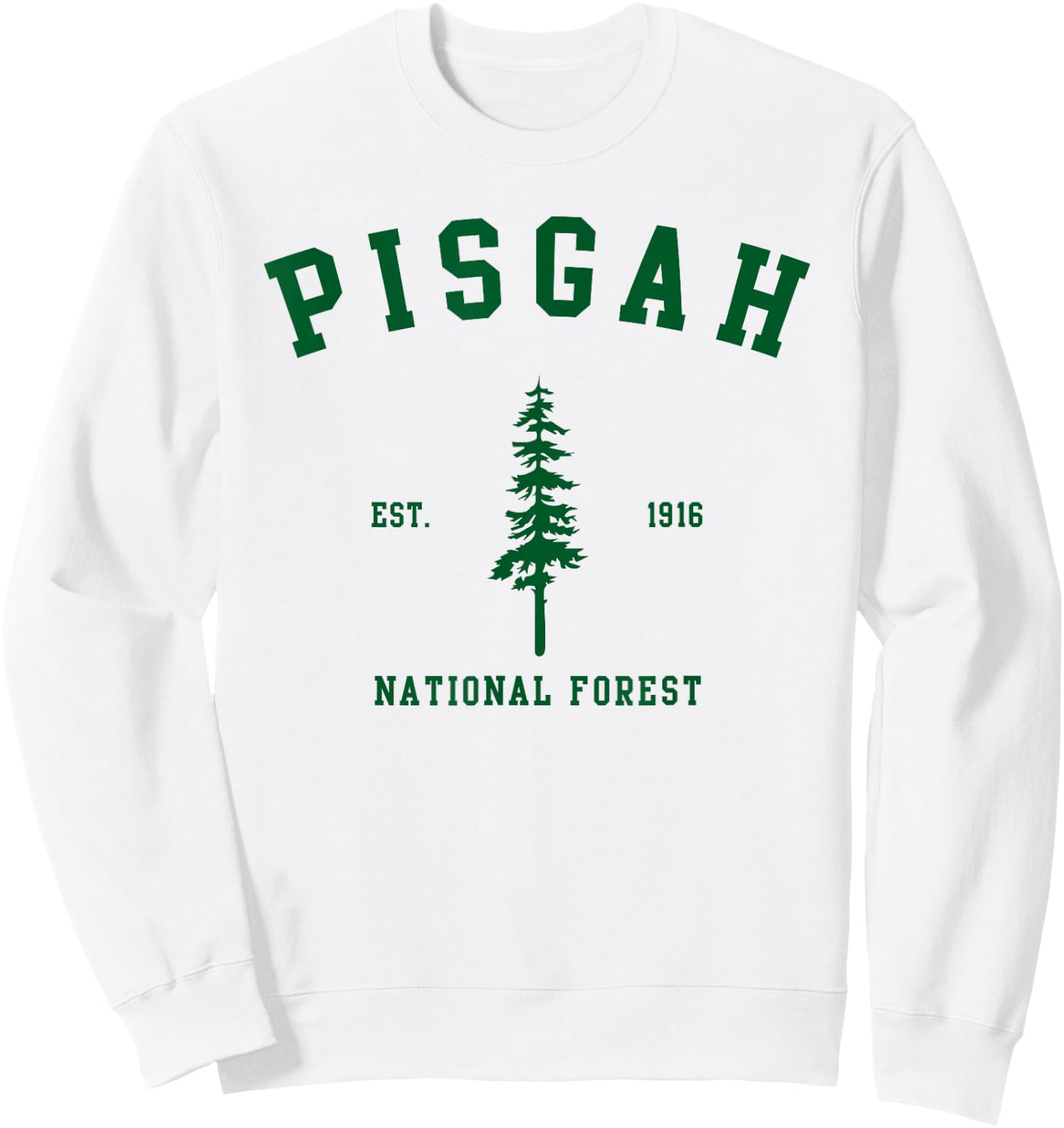 Pisgah National Forest Explore North Carolina Sweatshirt - Sweatshirt | White