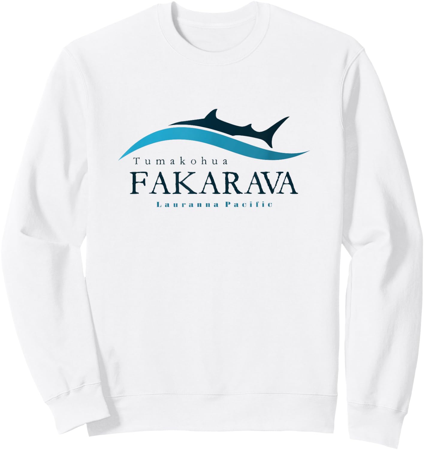 Fakarava Tumakohua Shark, Scuba Diving, Wall of Sharks Sweatshirt - Sweatshirt | White