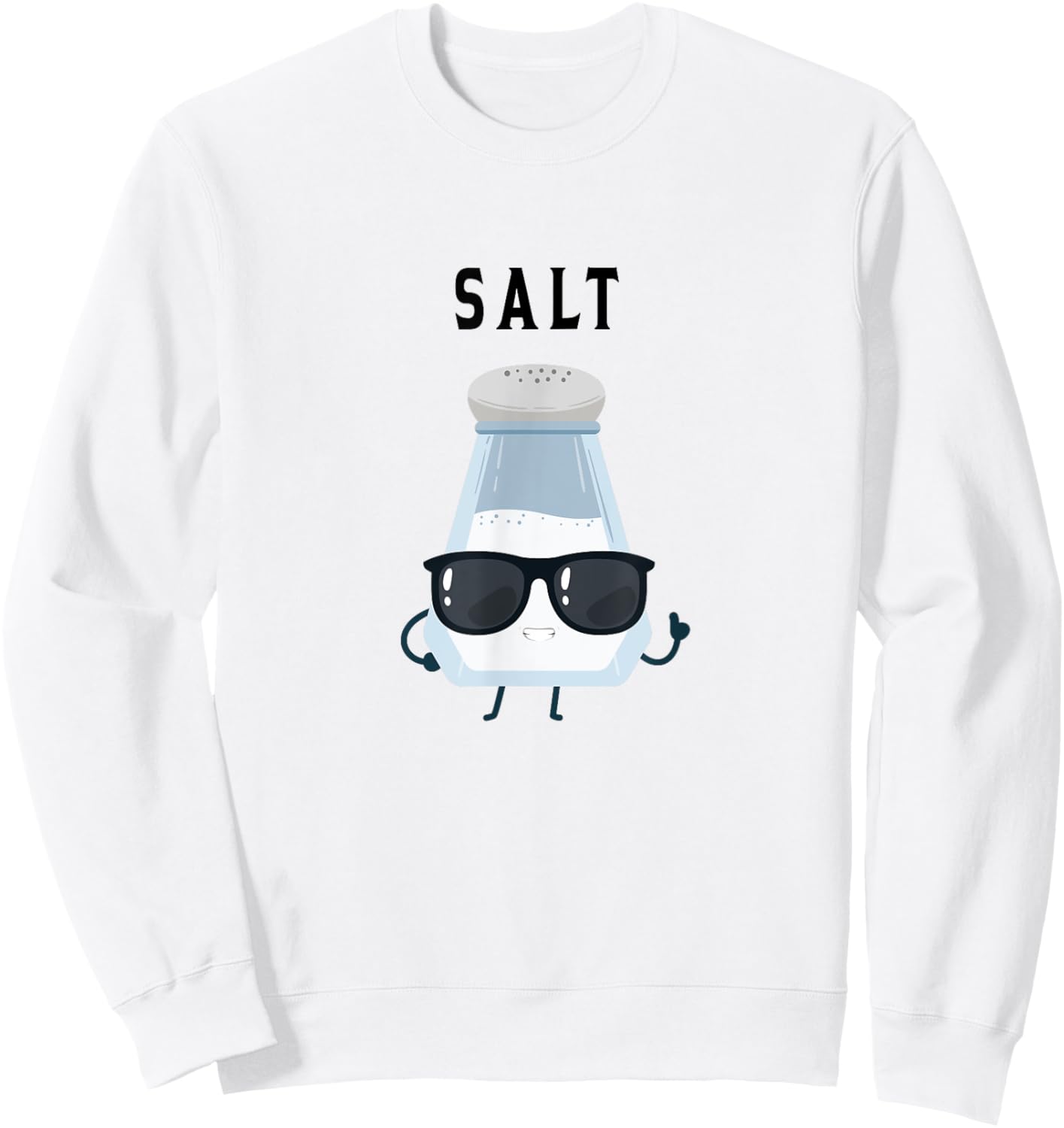 Kawaii Cool Salt Pepper Halloween Costume Best Friend Sweatshirt - Sweatshirt | White