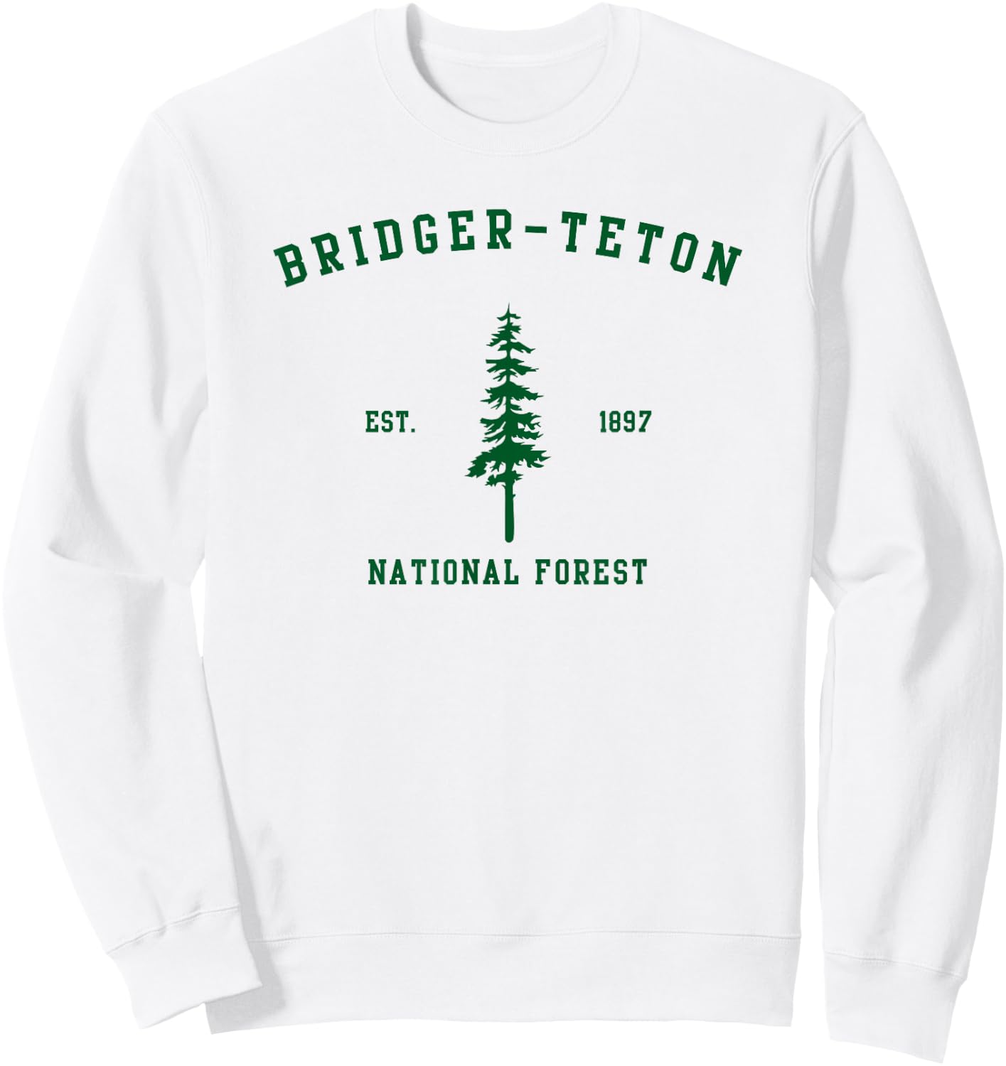 Bridger-Teton National Forest Explore Wyoming Sweatshirt - Sweatshirt | White