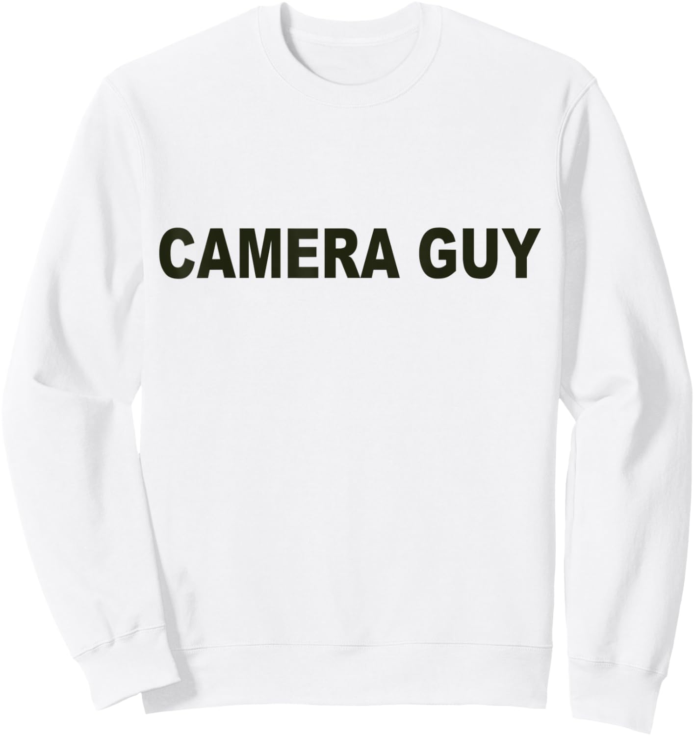 Camera Guy Sweatshirt - Sweatshirt | White