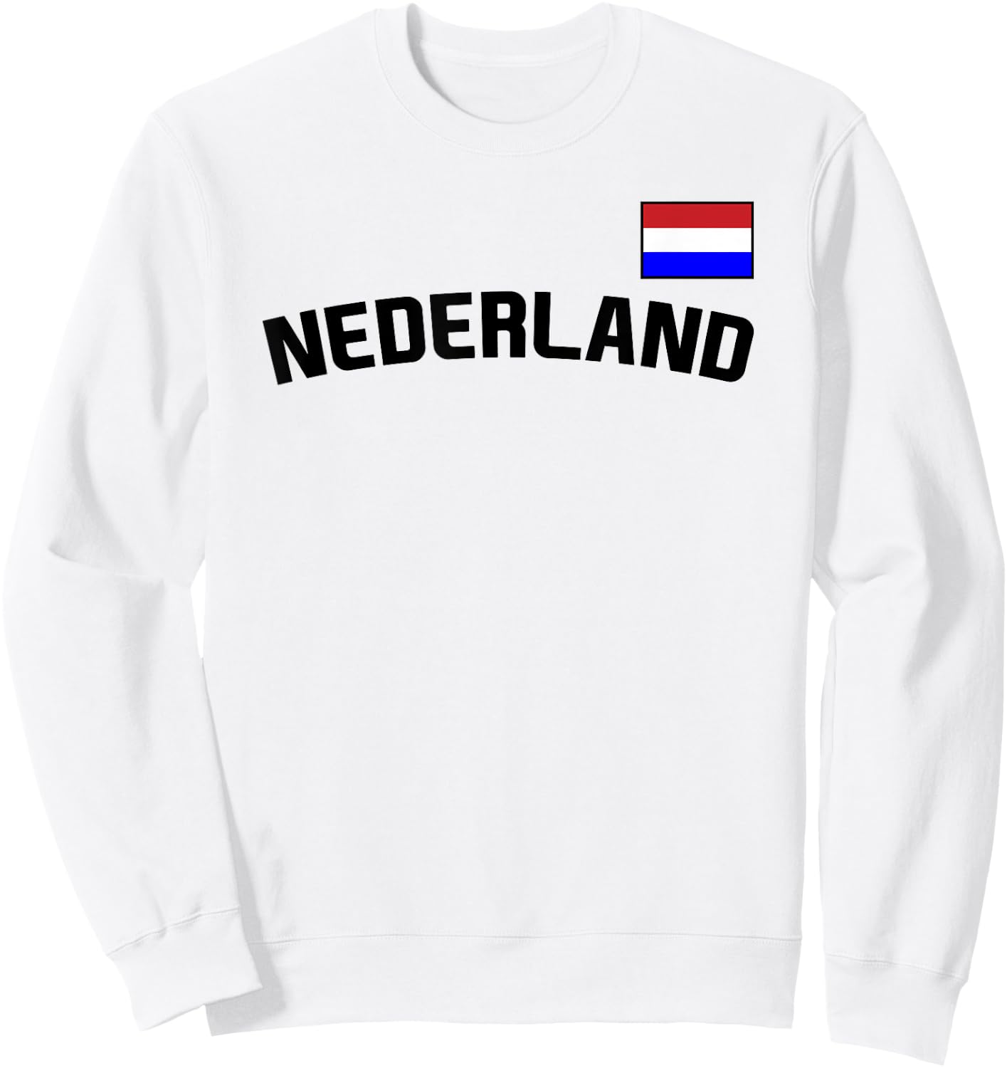Nederland Flag Dutch Pride Netherlands International Country Sweatshirt - Sweatshirt | White
