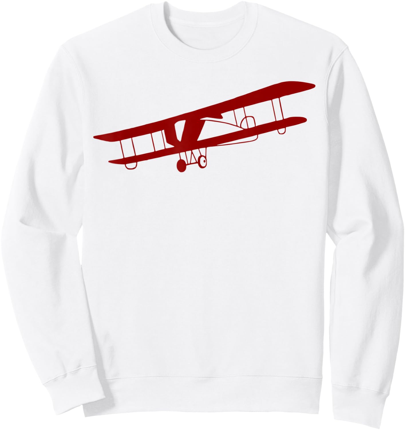 Plane Red Baron Sweatshirt - Sweatshirt | White