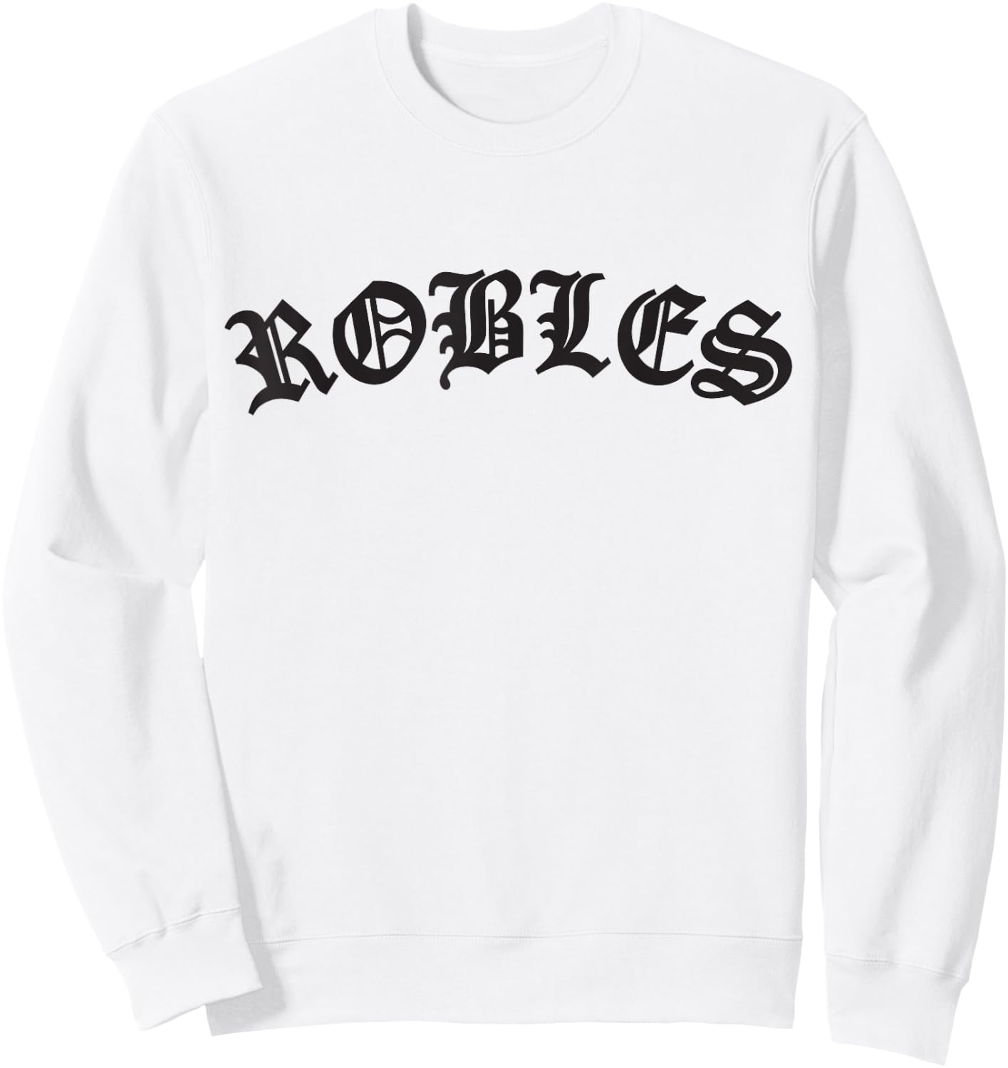 ROBLES Arched White Sweatshirt - Sweatshirt | White