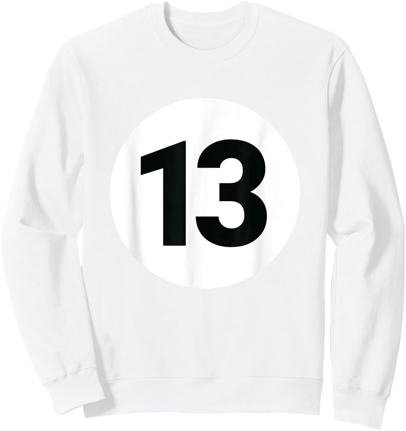 8 Pool Ball 13 Billiards Costume Halloween Group Matching Sweatshirt - Sweatshirt | White