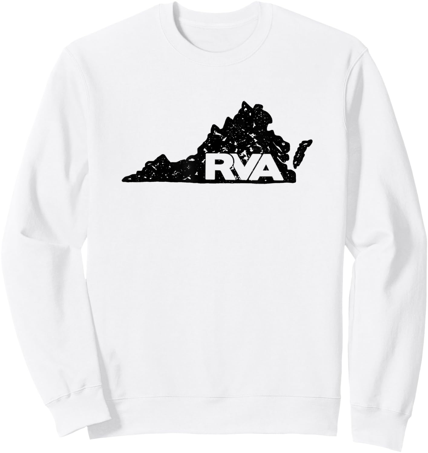RVA logo fun cute Richmond Virginia Sweatshirt - Sweatshirt | White