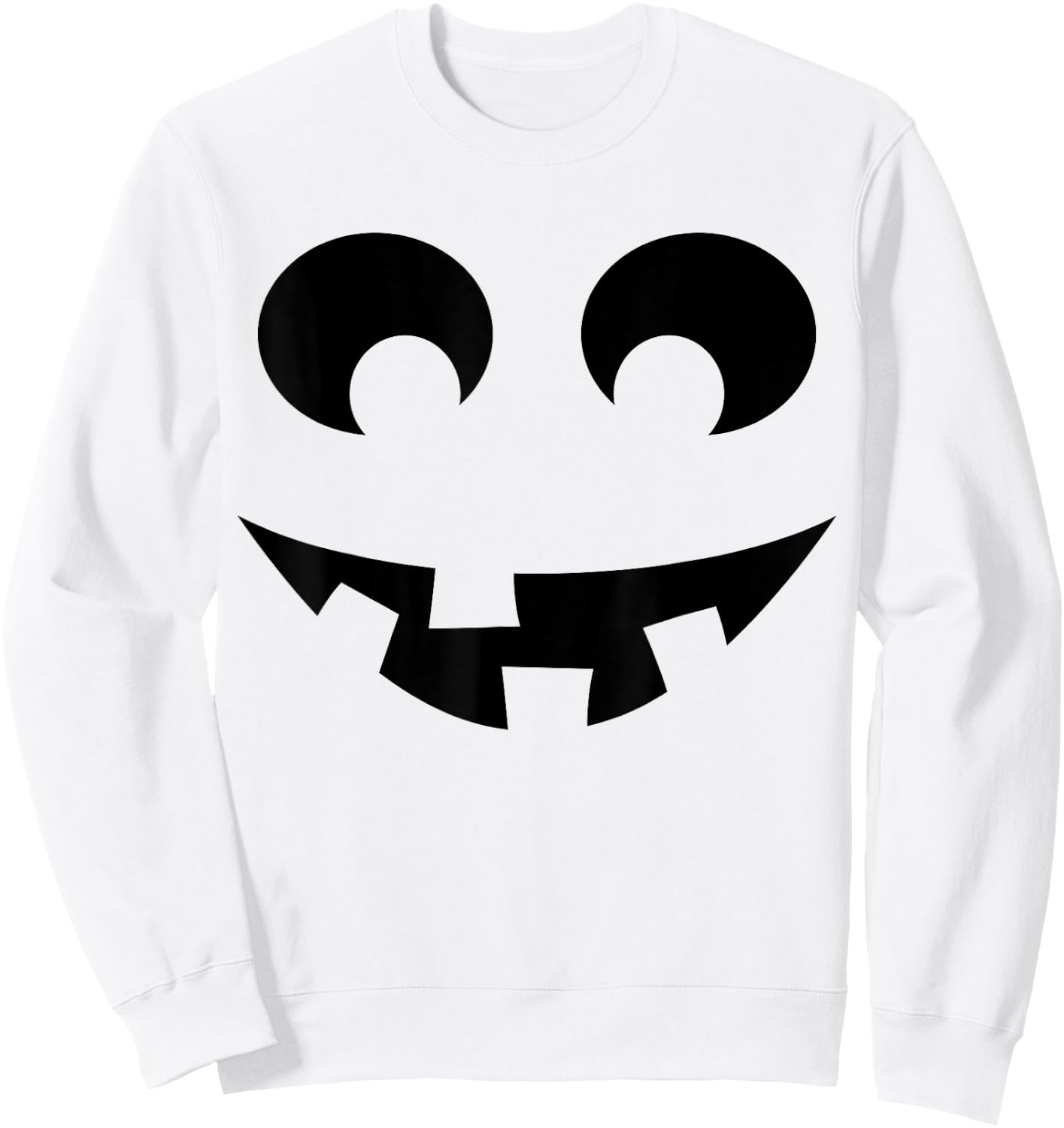 Halloween Ghost Shirt Costume (Ghost Face shirt) Sweatshirt - Sweatshirt | White