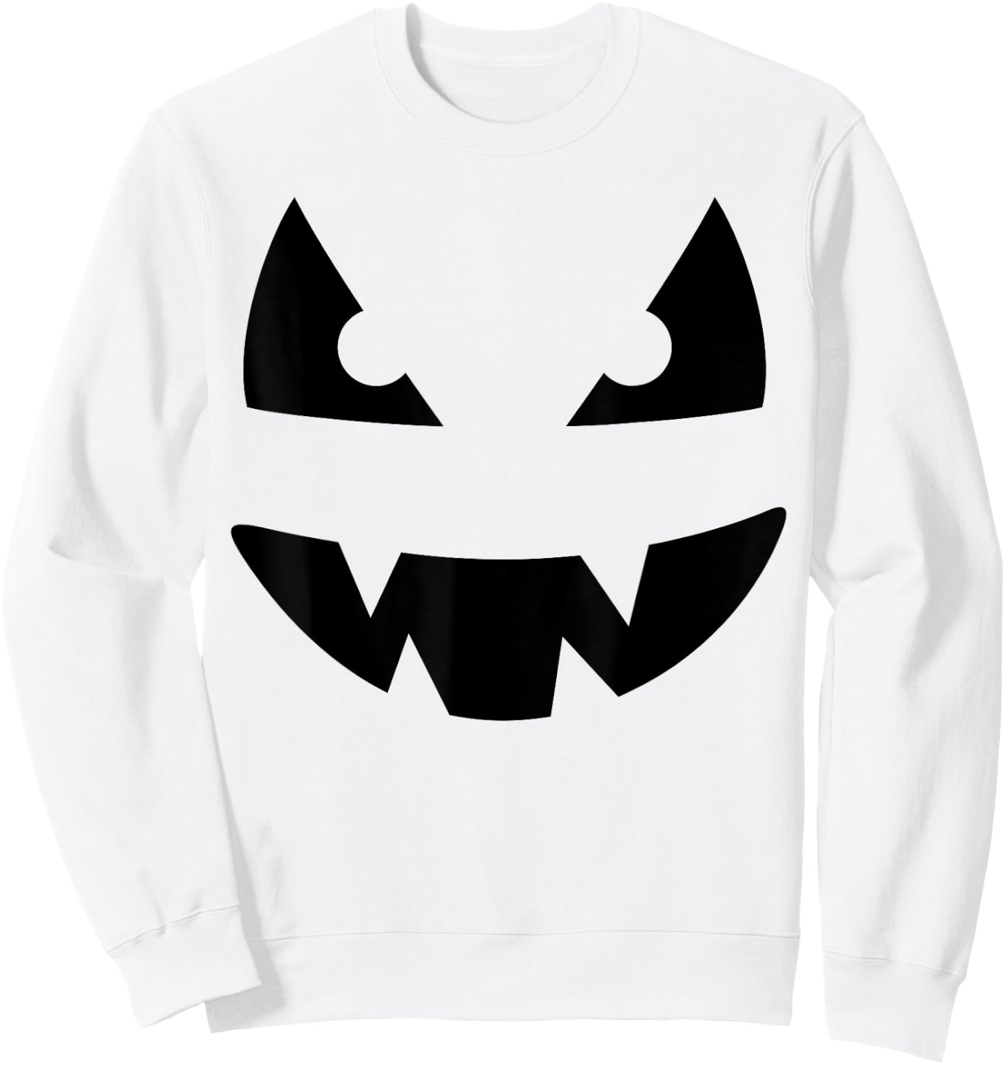 Halloween Ghost Shirt Costume (Ghost Face shirt) Sweatshirt - Sweatshirt | White