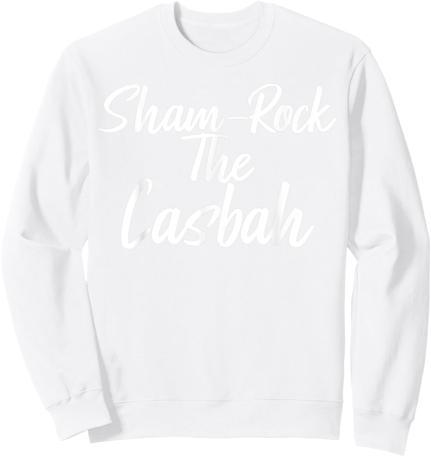 Sham-rock The Casbah Graphic St Patrick's Day Sweatshirt - Sweatshirt | White
