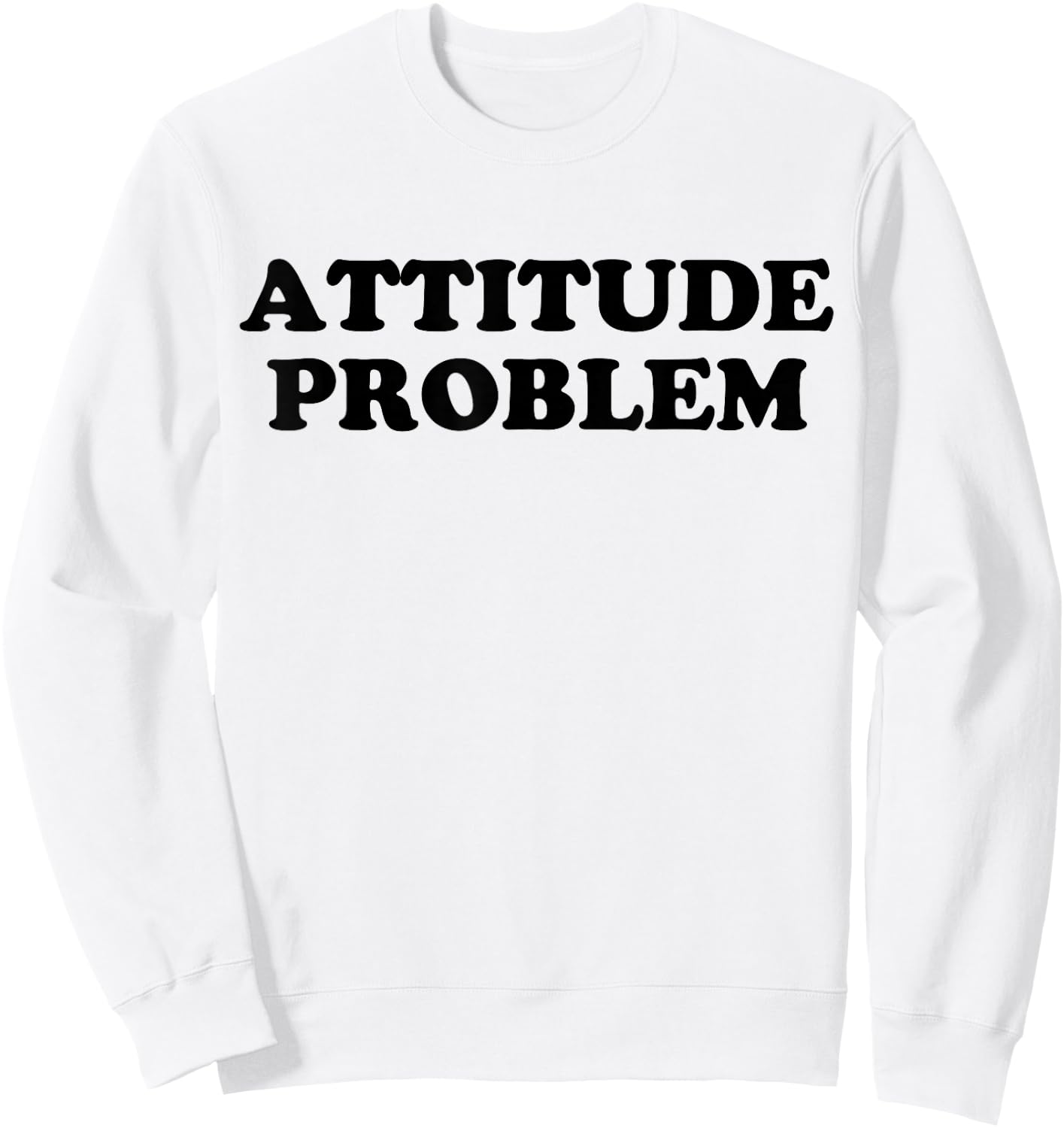 I Heart My Attitude Problem - Funny Matching Couples Sweatshirt - Sweatshirt | White