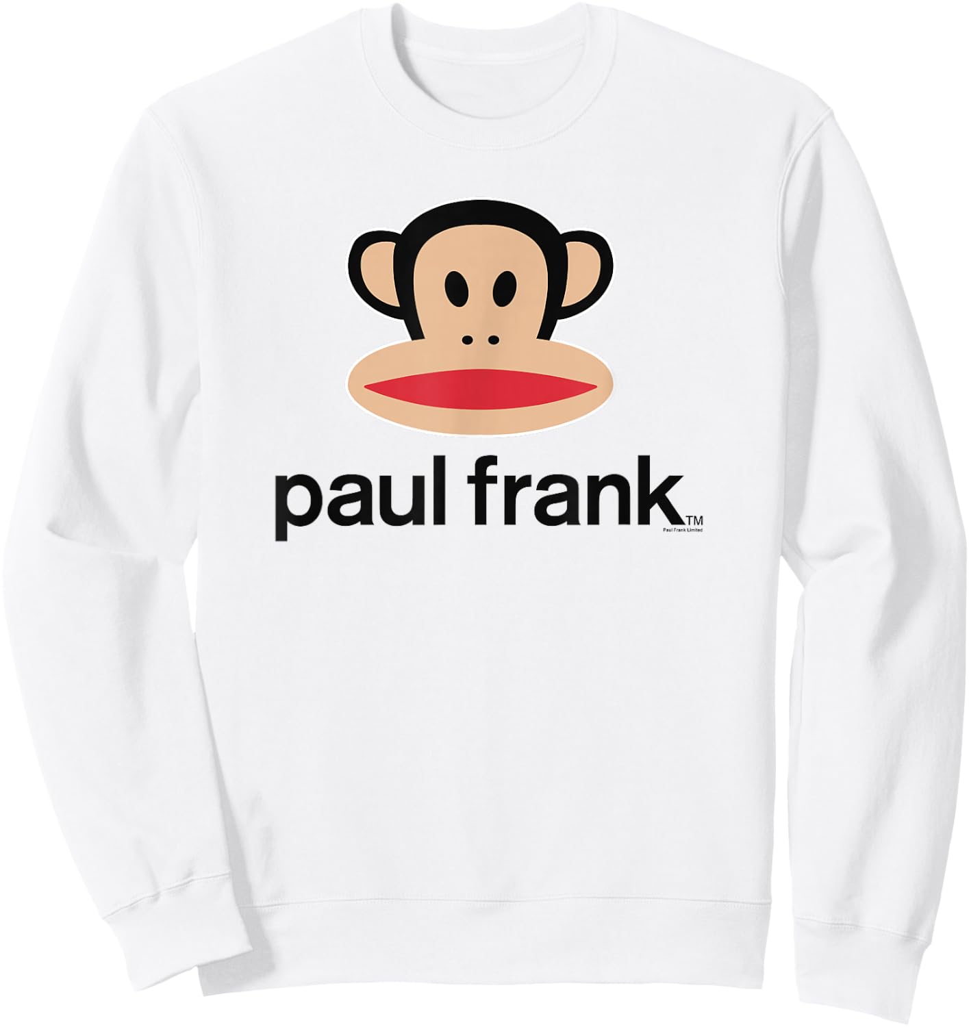 Paul Frank Julius Big Face Logo Sweatshirt - Sweatshirt | White
