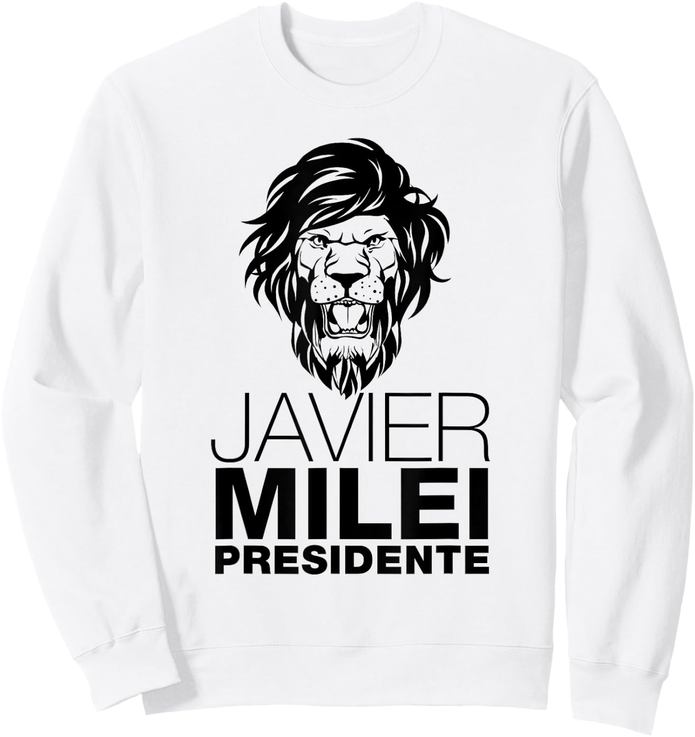 JAVIER MILEI President MILEI Presidente Sweatshirt - Sweatshirt | White
