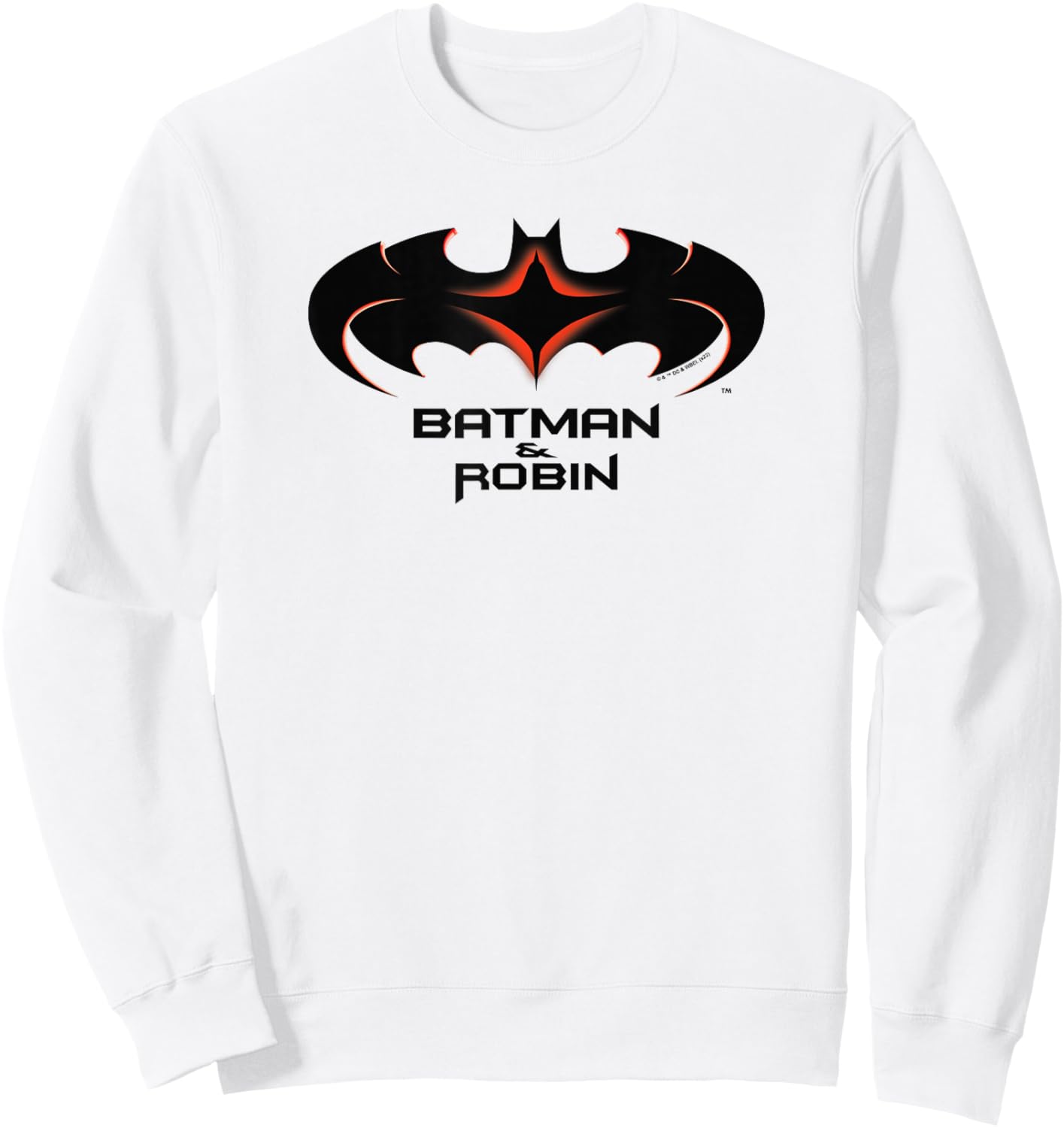 Batman and Robin (1997) Logo and Symbol Sweatshirt - Sweatshirt | White