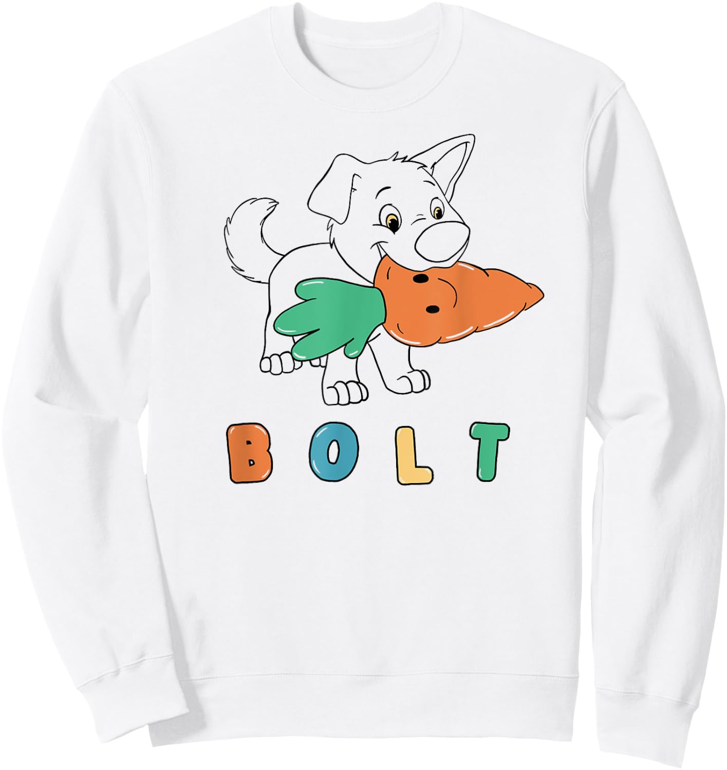Disney Bolt International Dog Day Carrot Pup Sweatshirt - Sweatshirt | White
