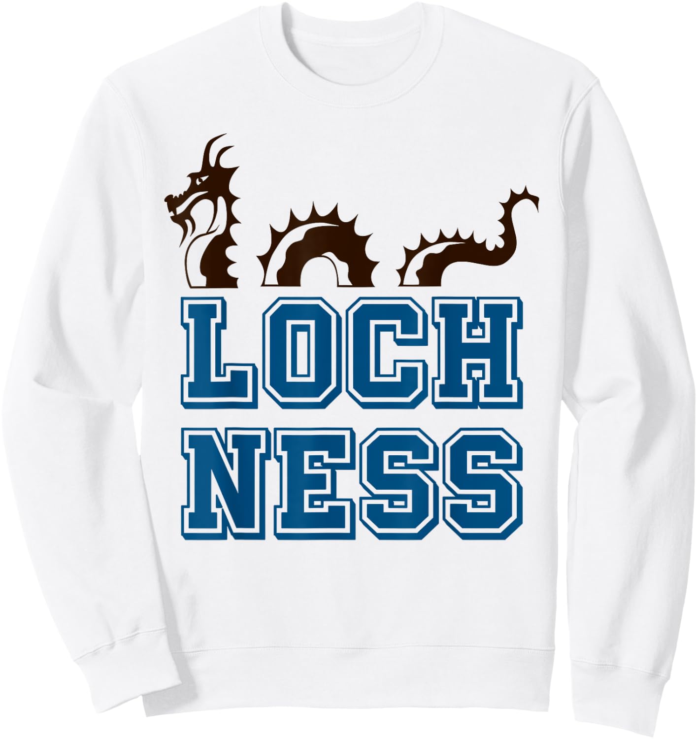 Loch Ness monster - Nessie - Elusive Scottish legend Sweatshirt - Sweatshirt | White