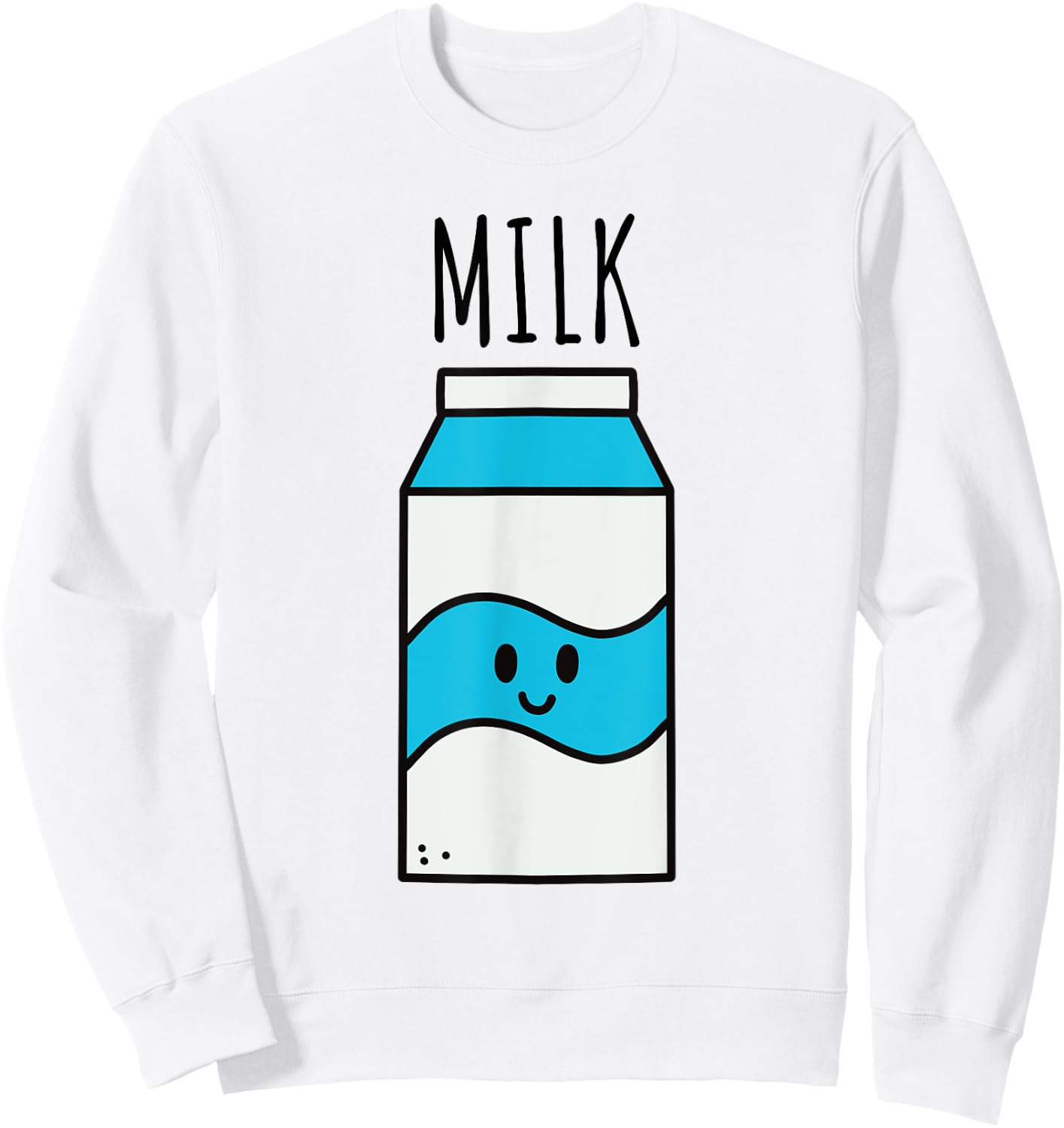 Honeys Milk Matching couple costume BFF Halloween funny Sweatshirt - Sweatshirt | White