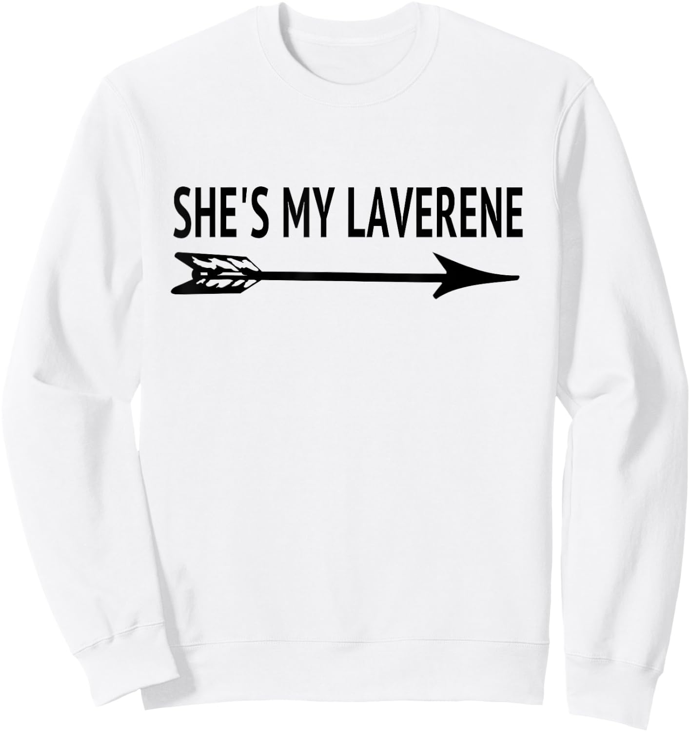 She's My Laverne Cute Matching Best Friends Women Sweatshirt - Sweatshirt | White