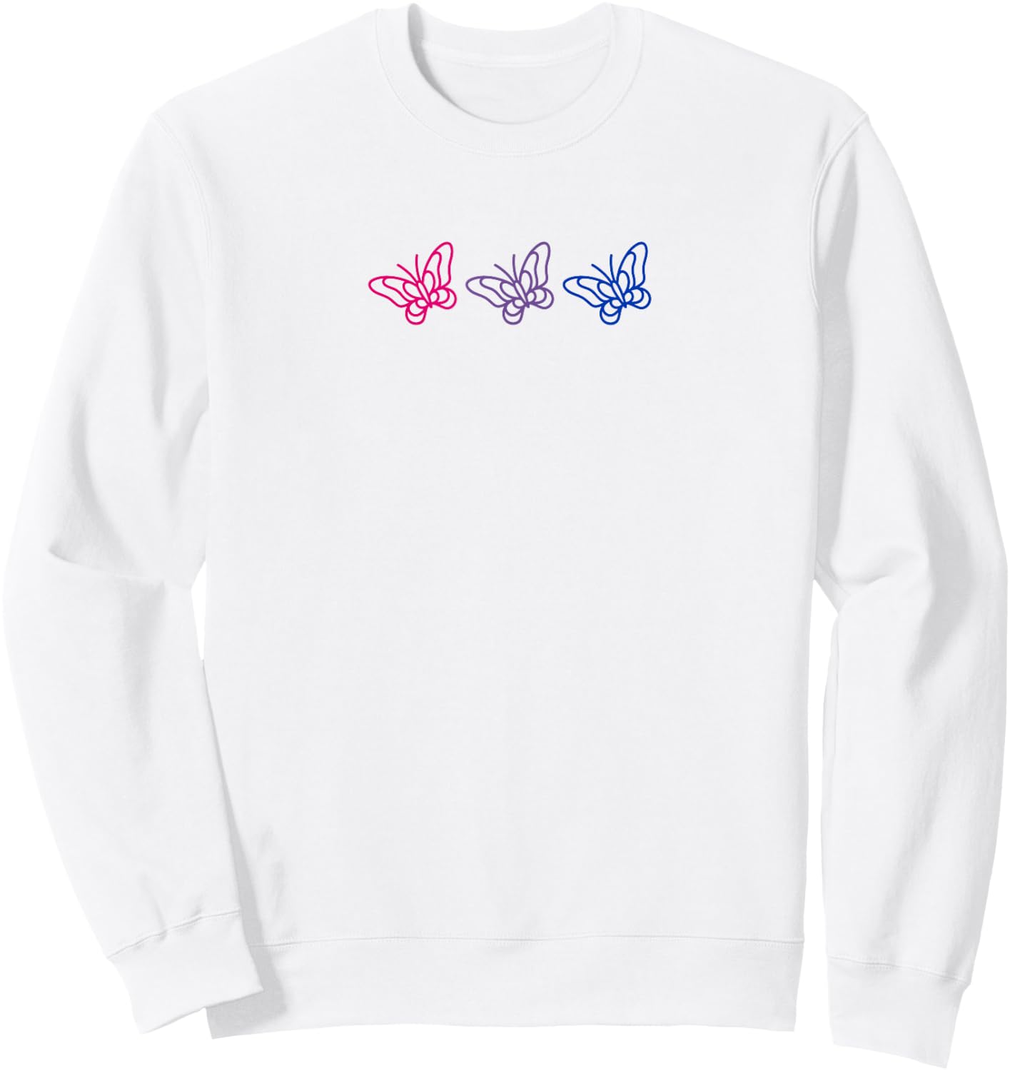 Bisexual Pride Shirt Subtle Bi Pride Gay Pride Sweatshirt - Sweatshirt | White