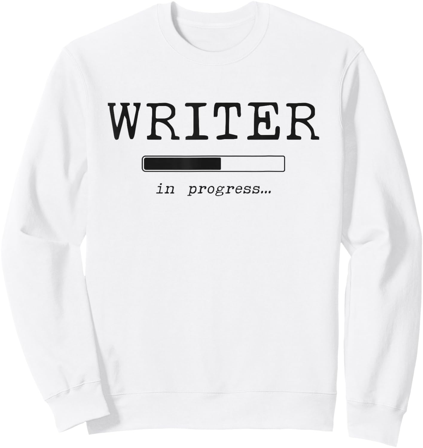 Writing Future Novel Writer & Published Author Sweatshirt - Sweatshirt | White