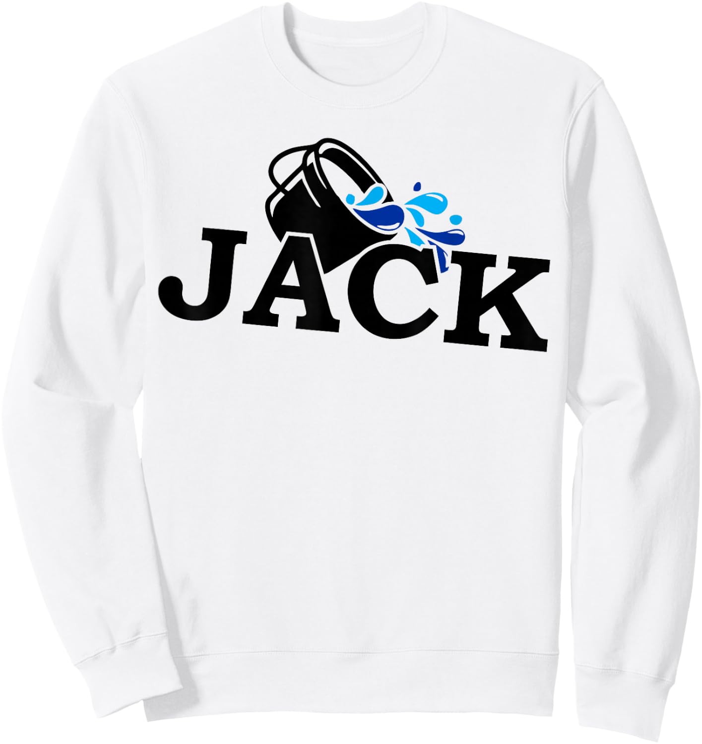 Jack Jill Matching Set Halloween and Costume for Couples Sweatshirt - Sweatshirt | White