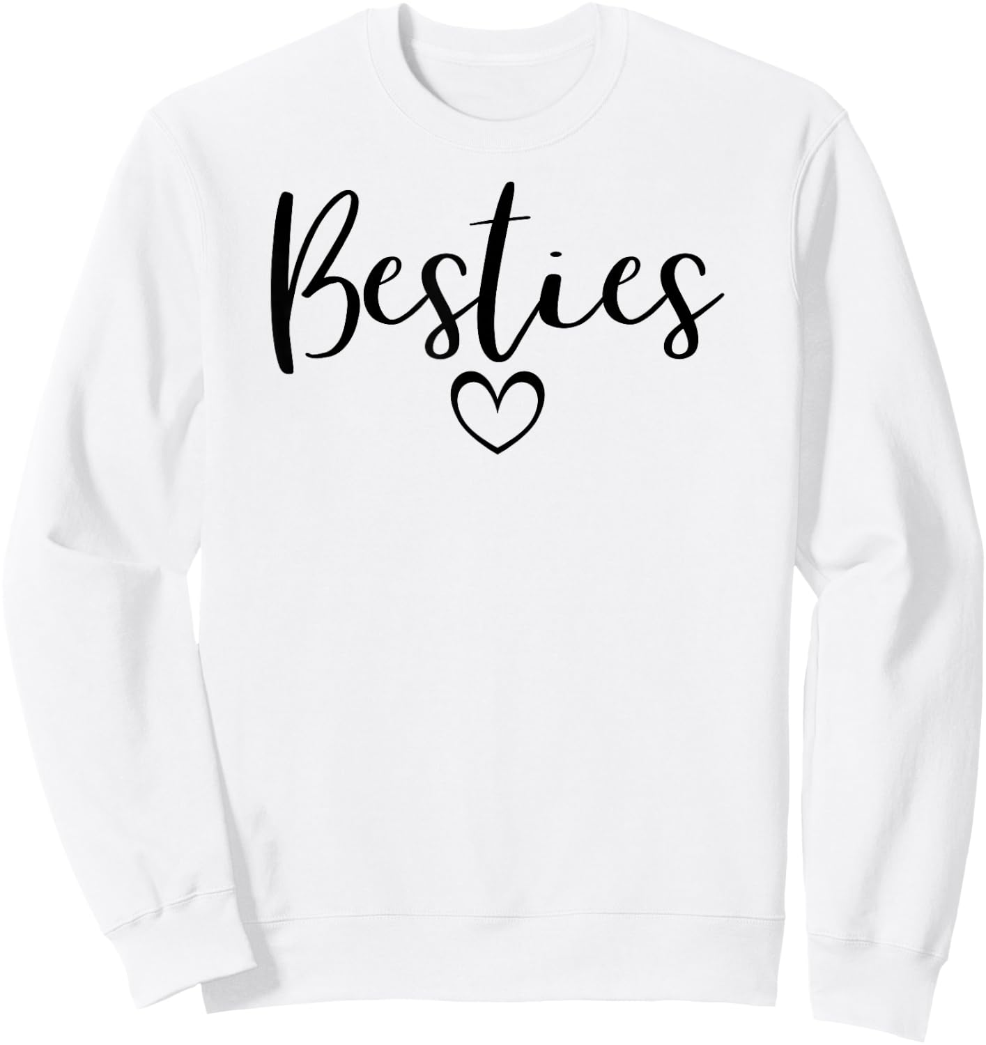 Besties Mom and Me Matching Mother's Day Sweatshirt - Sweatshirt | White