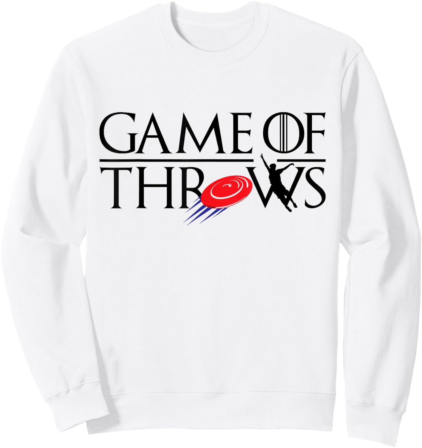 Disc Golf Funny Frisbee Golf Sweatshirt - Sweatshirt | White
