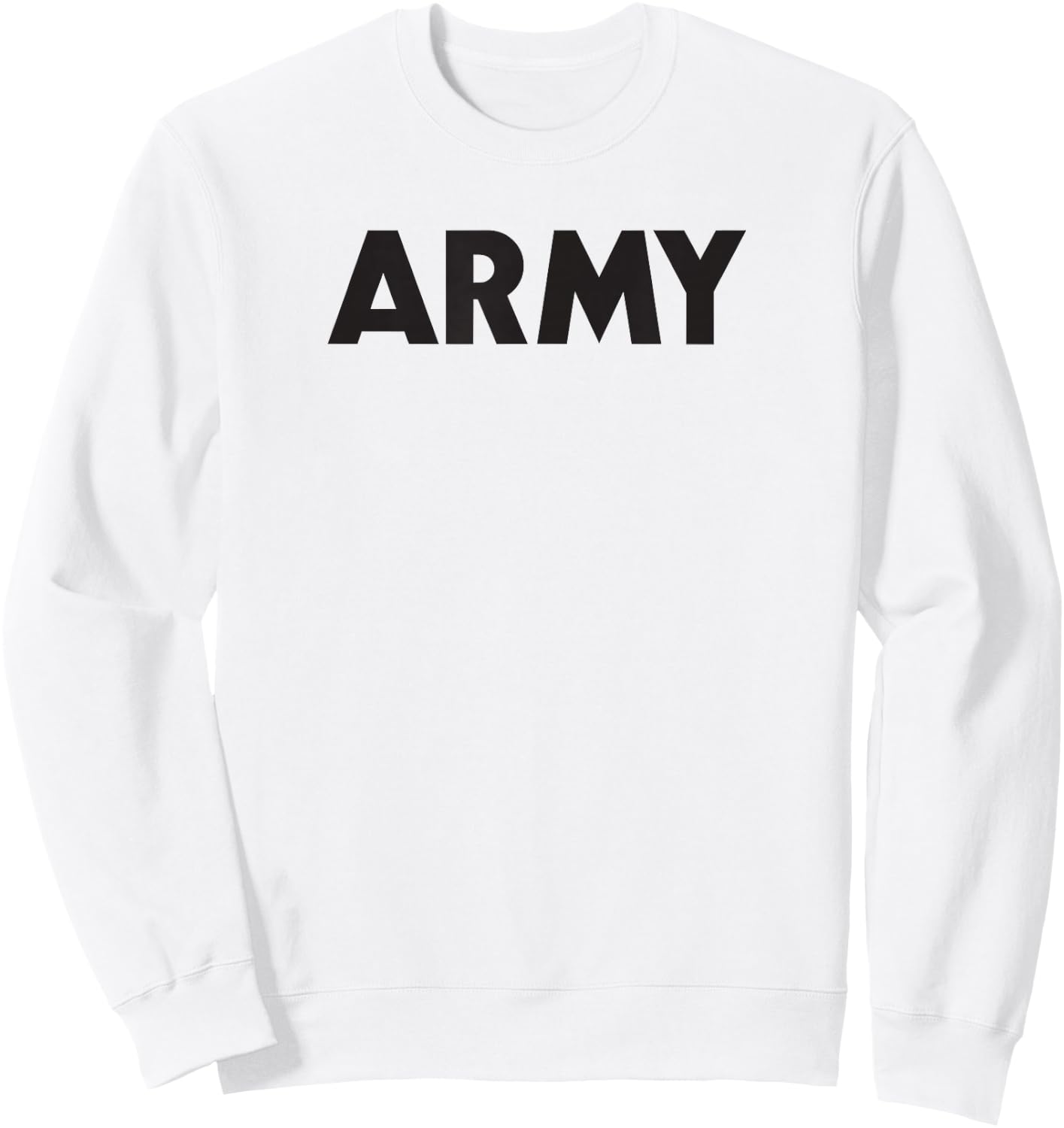Army PT Style Sweatshirt - Sweatshirt | White