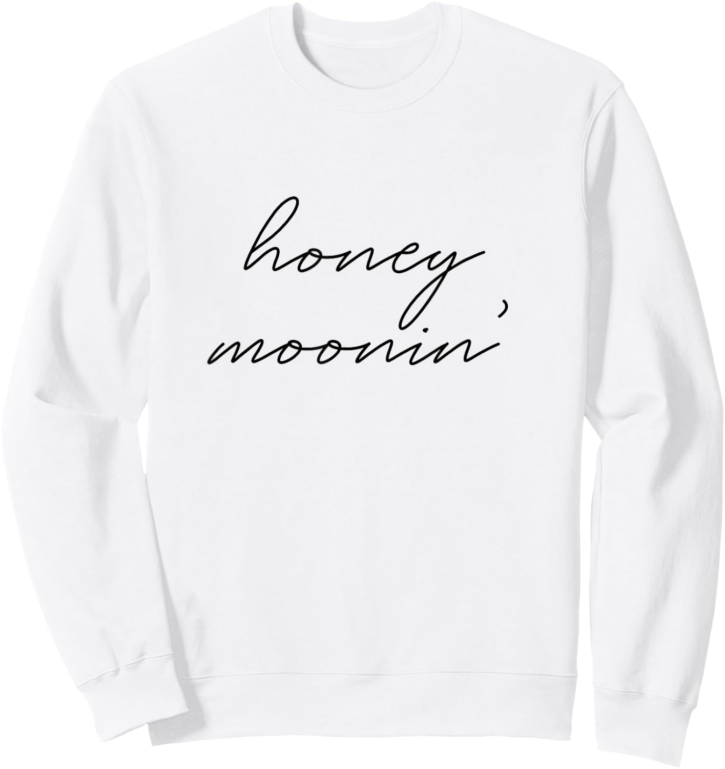 Honeymoonin' Bride Bridal Groom Bachelorette Party Vacation Sweatshirt - Sweatshirt | White