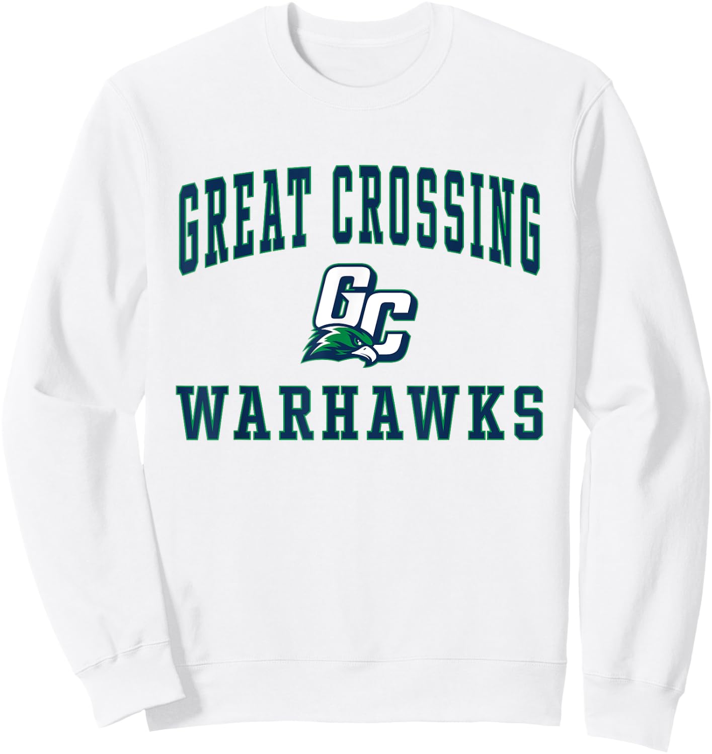 Great Crossing High School Warhawks C1 Sweatshirt - Sweatshirt | White