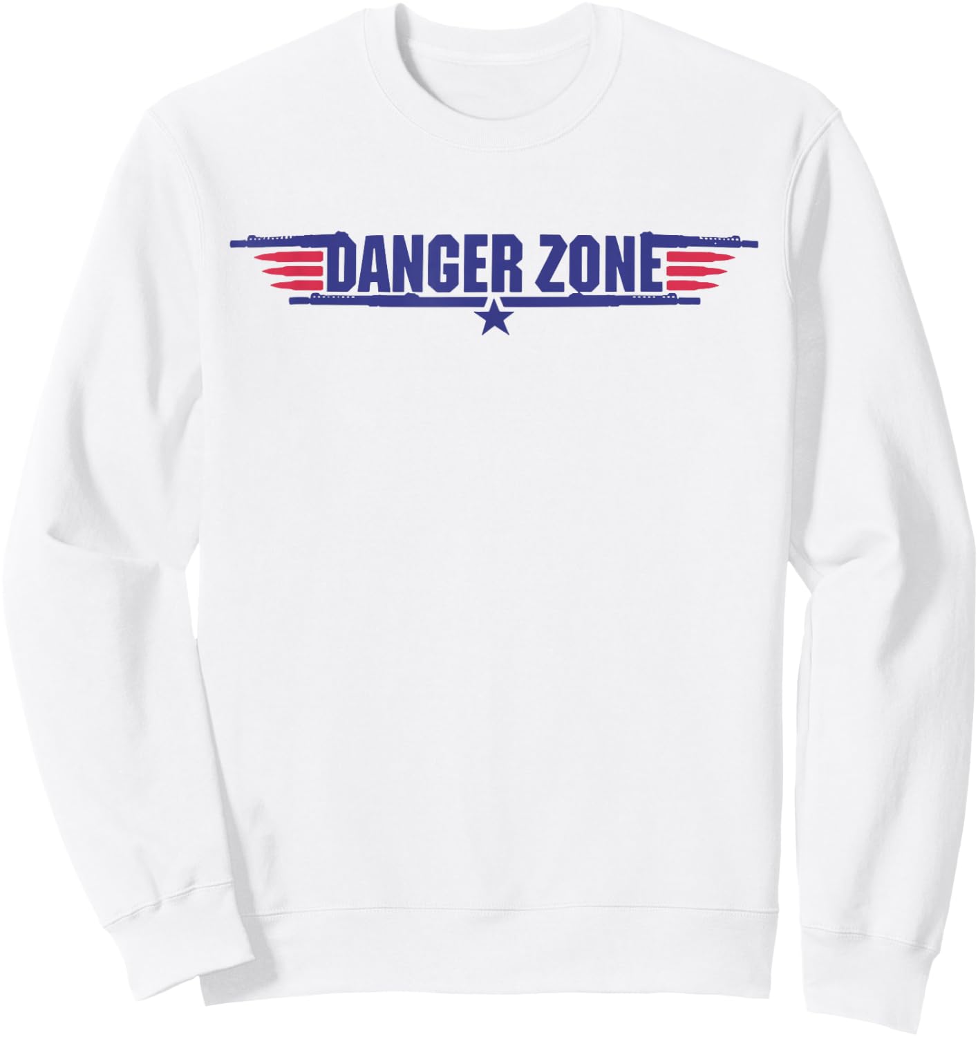 Danger Zone Sweatshirt - Sweatshirt | White