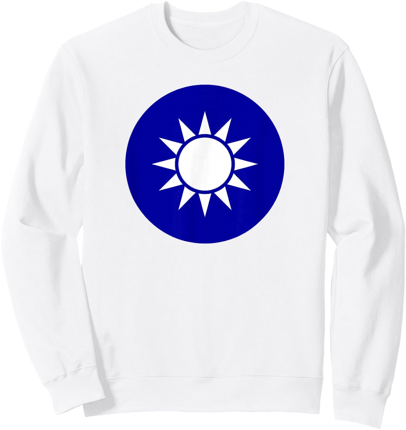 Taiwan Flag Taiwanese Emblem Roundel Taipei Sweatshirt - Sweatshirt | White