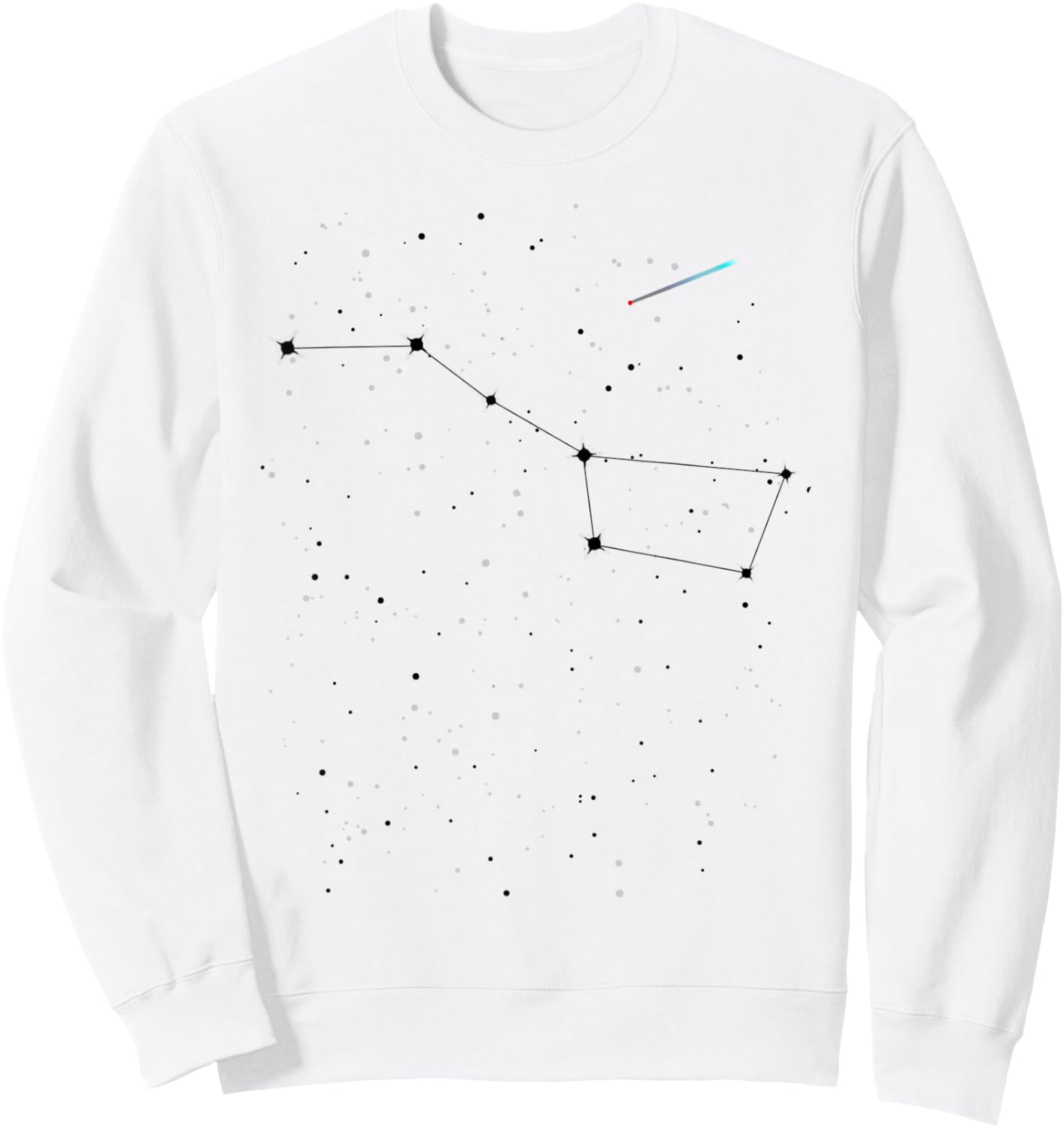 Ursa Major Astrology Constellation Big Dipper Constellation Sweatshirt - Sweatshirt | White